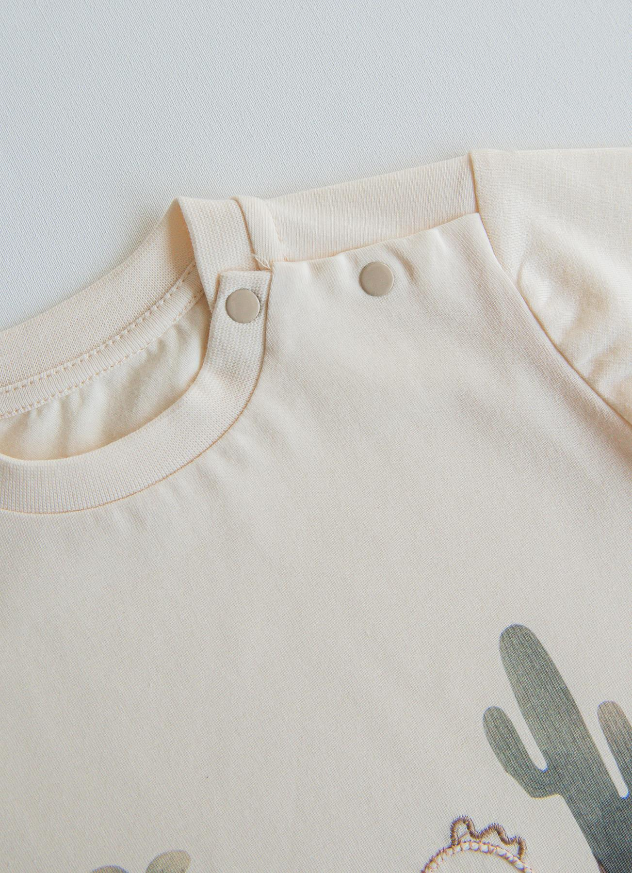 ORGANİK THOMAS 2'Lİ TAKIM BEJ