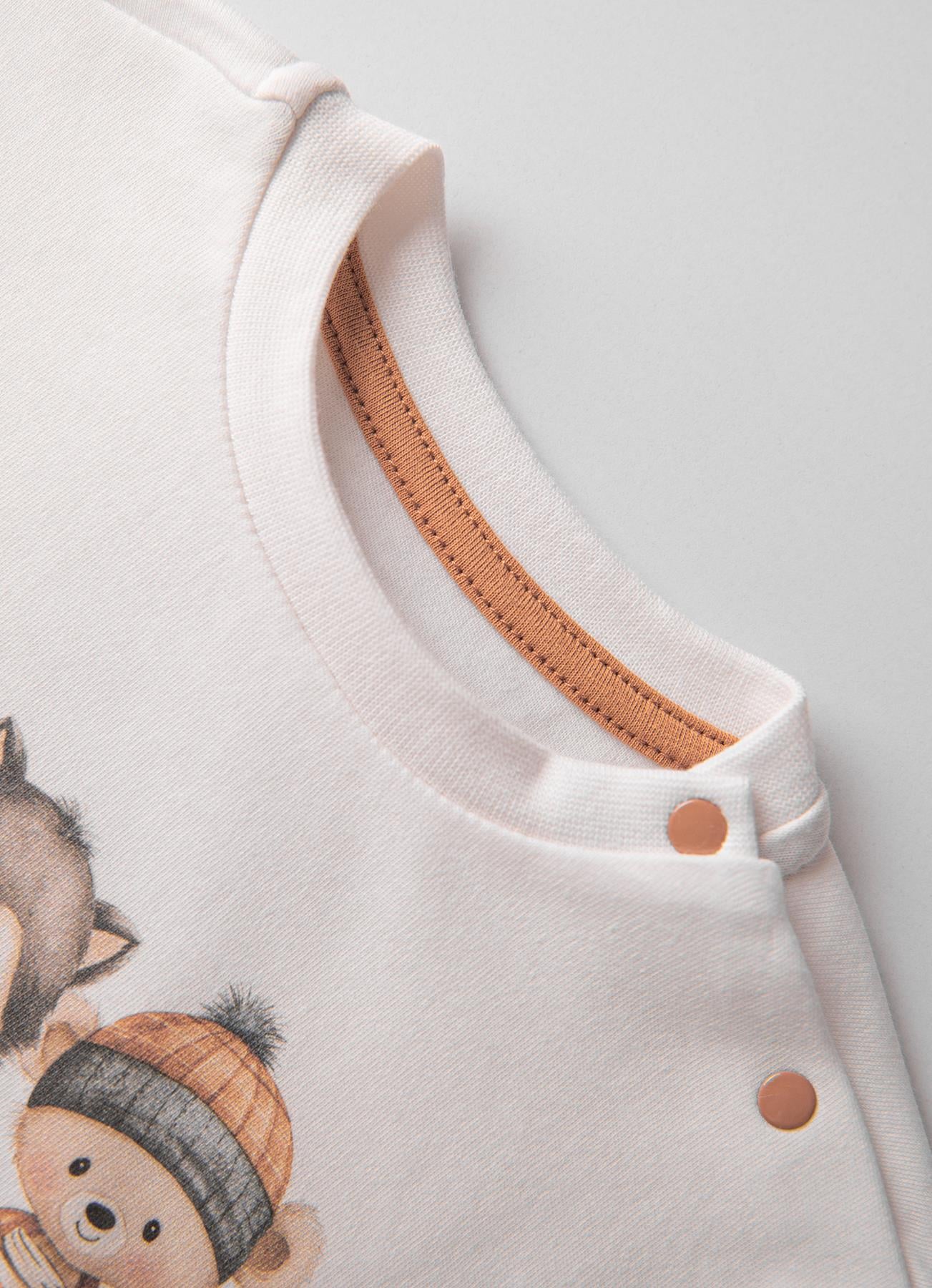 Organik Tiny Friends Sweat Ekru