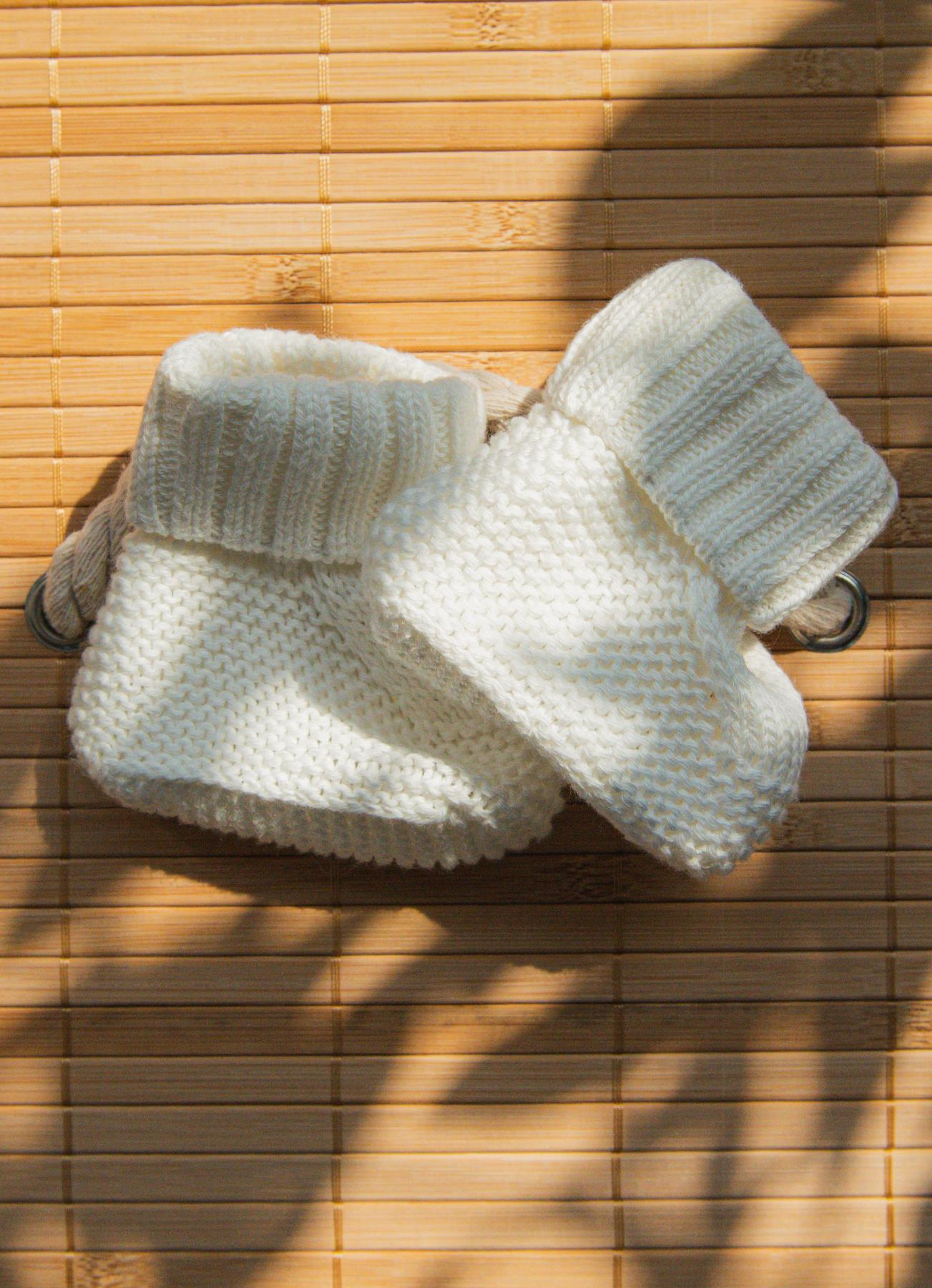 Organik Triko Patik Ekru