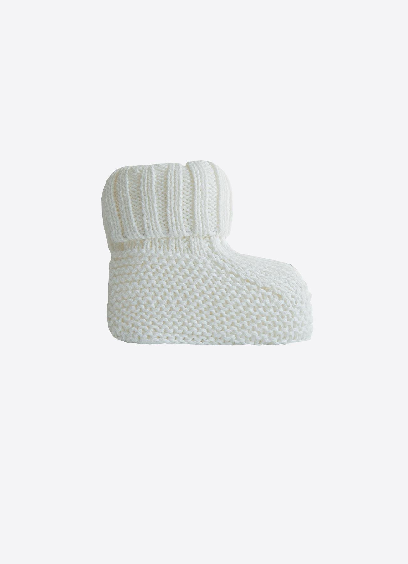 Organik Triko Patik Ekru