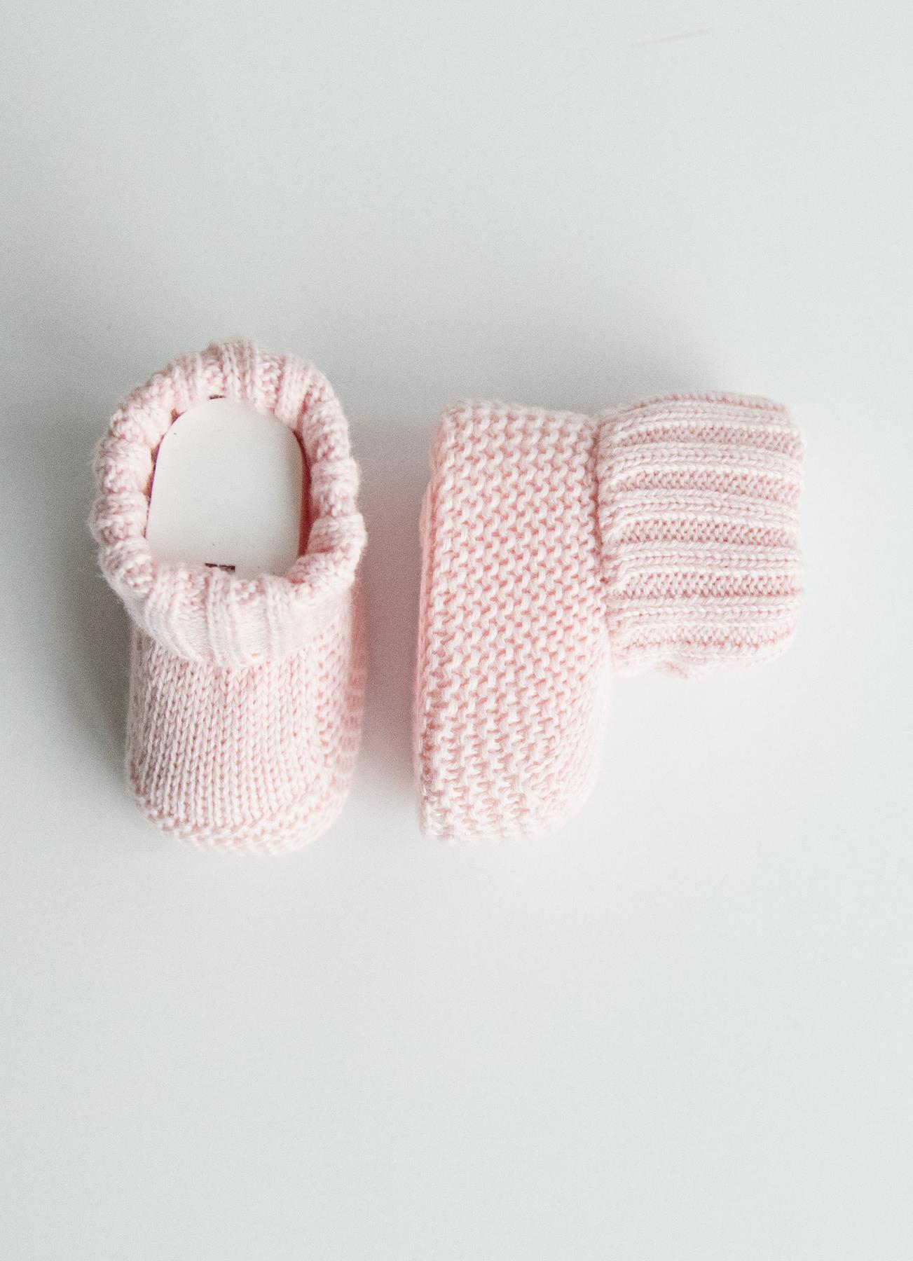 ORGANİK TRİKO PATİK PEMBE