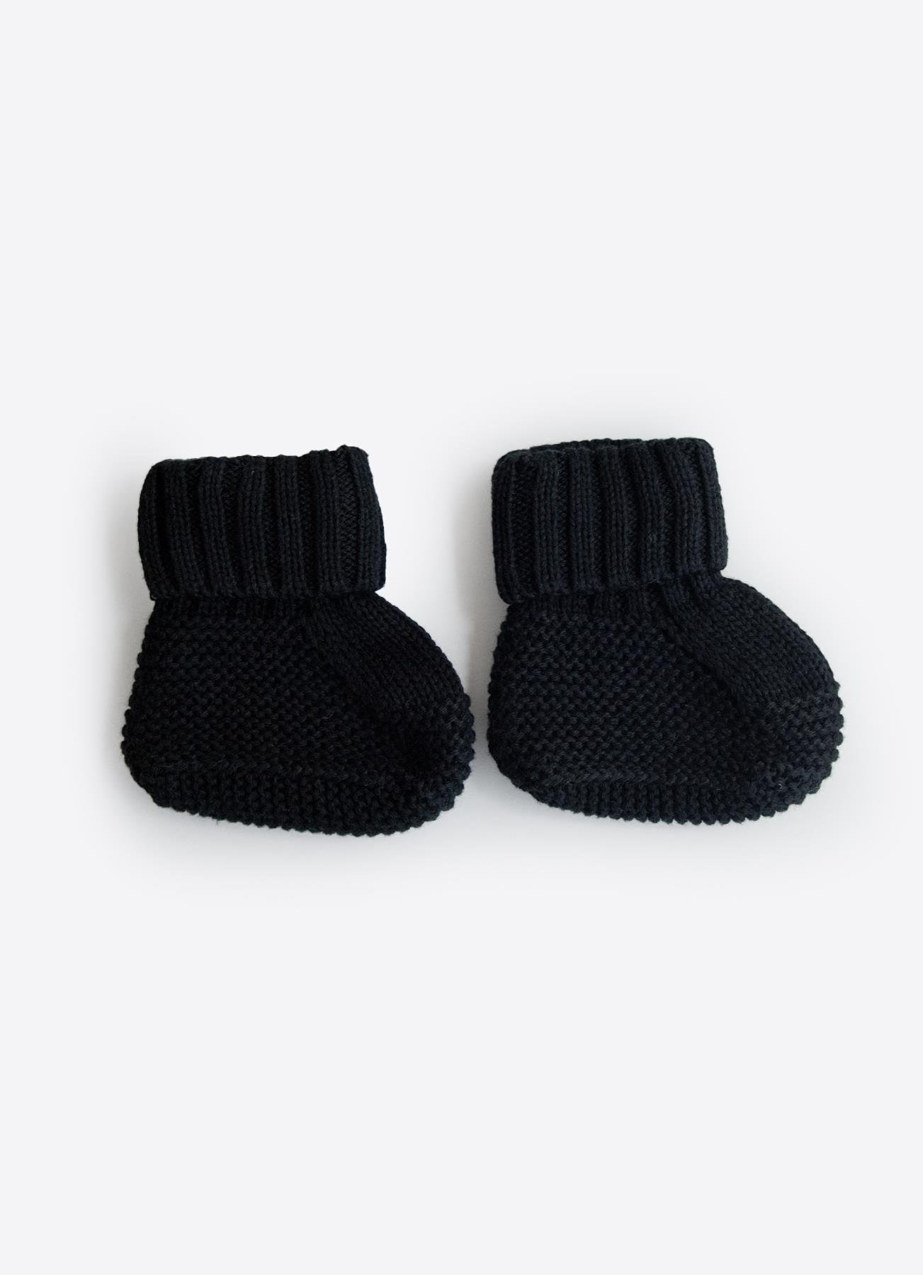 Organik Triko Patik Siyah