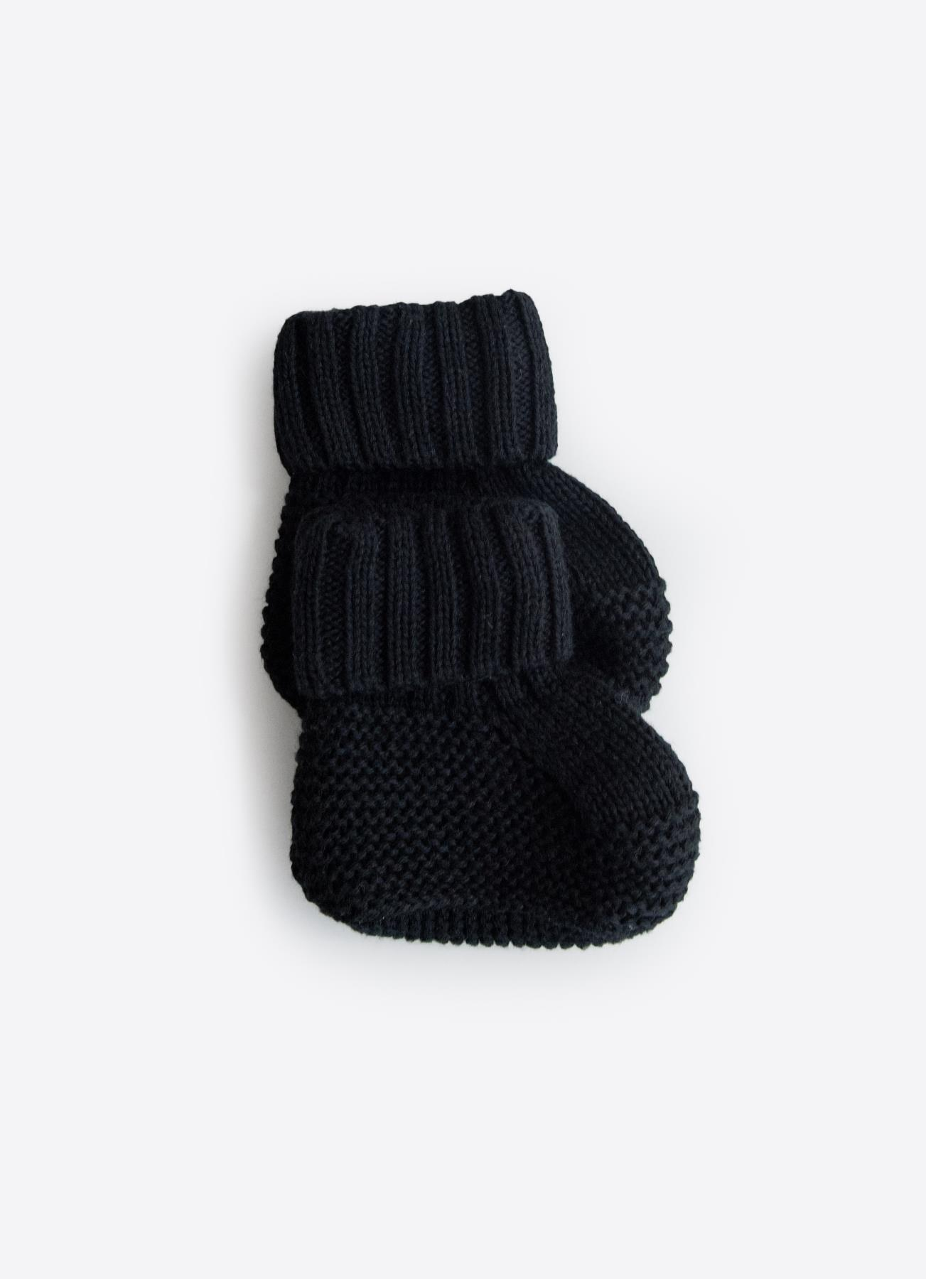 Organik Triko Patik Siyah