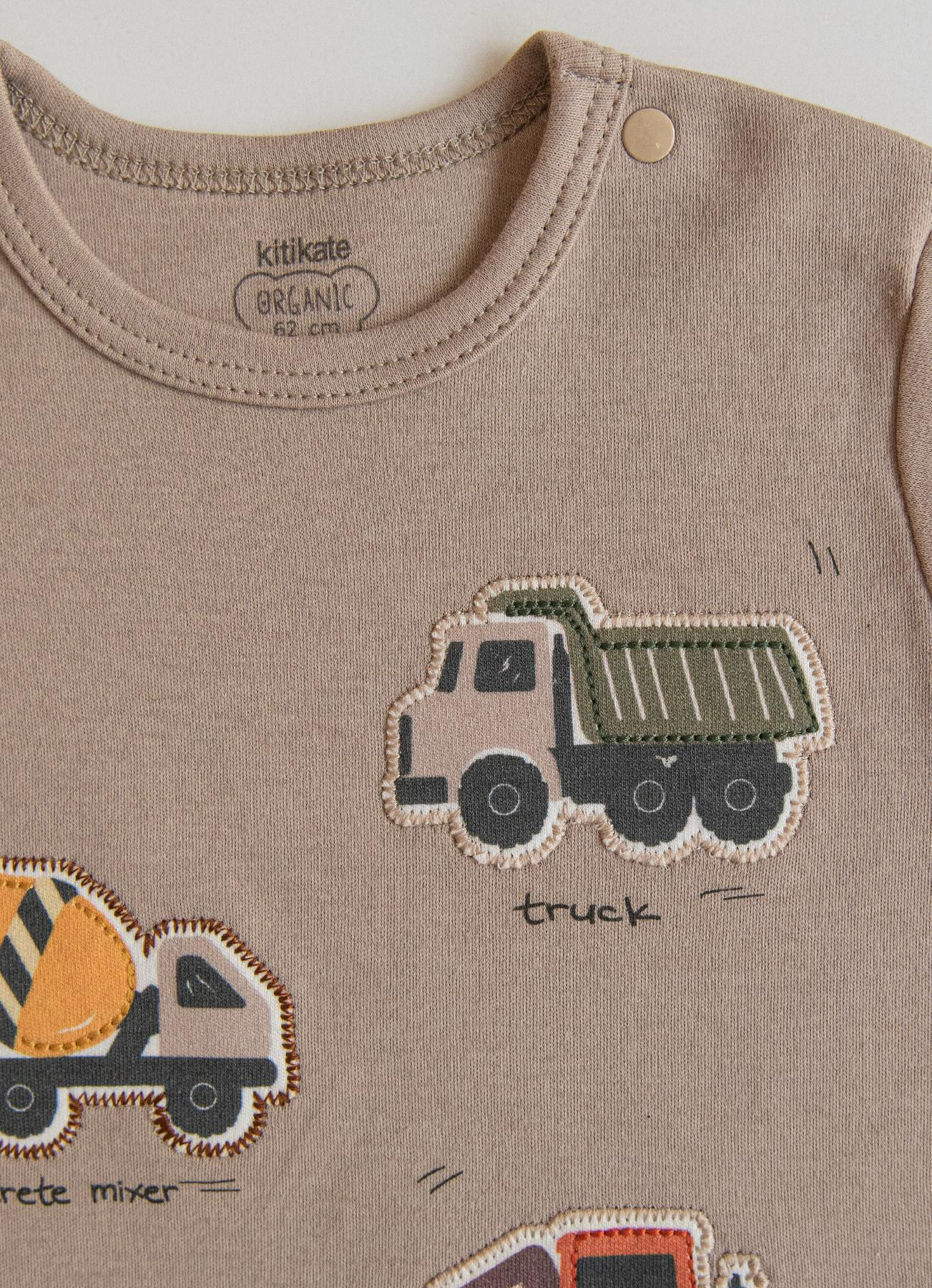 ORGANİK TRUCK SWEAT KAHVERENGİ