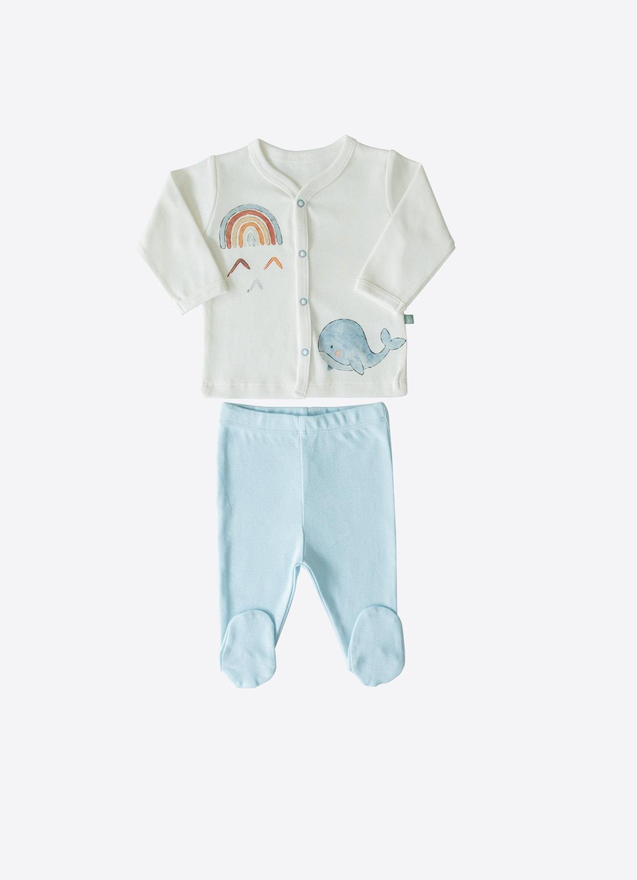 ORGANİK WHALE 2'Lİ TAKIM EKRU