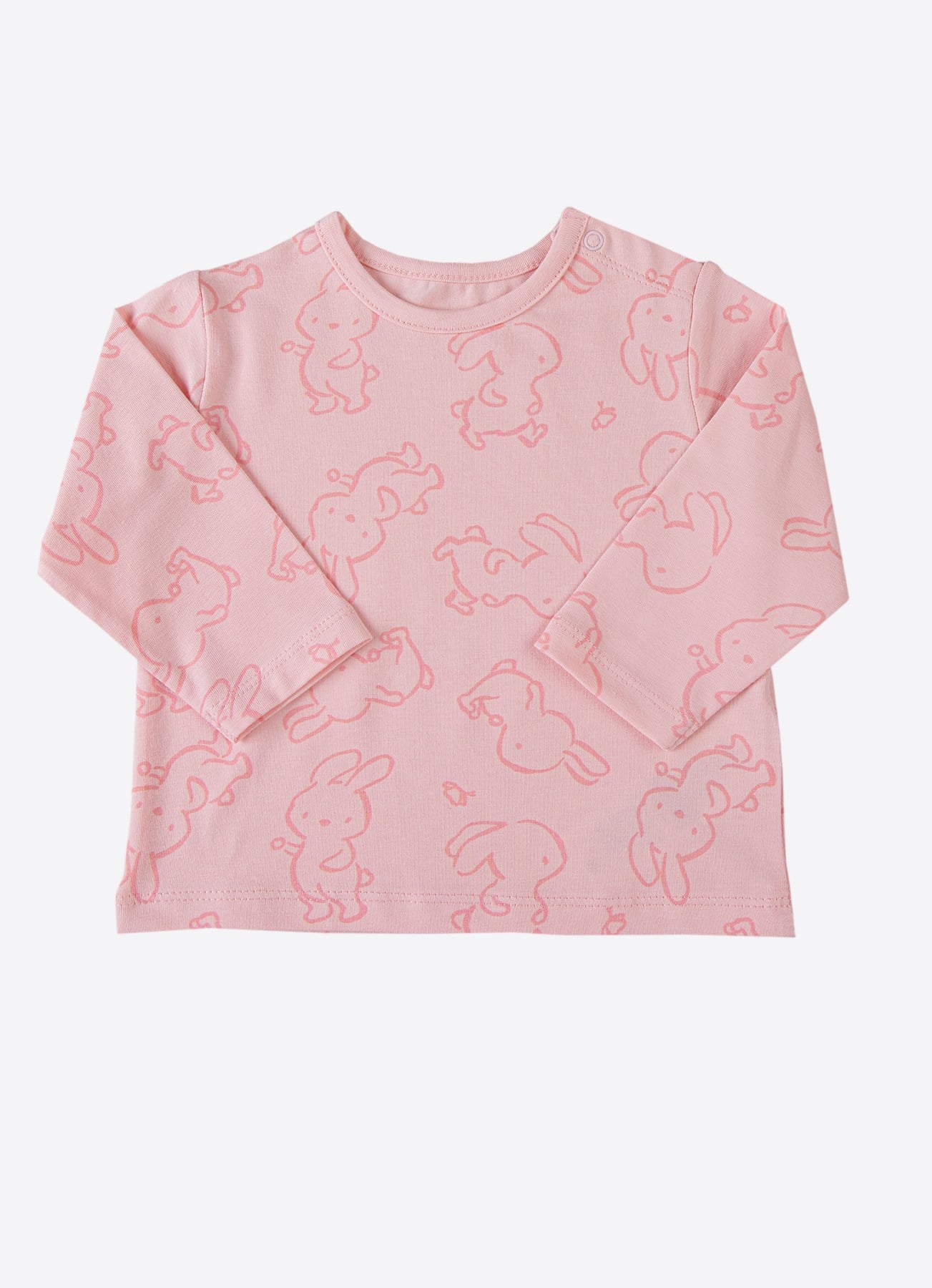 ORGANİK ZODY 2'Lİ PİJAMA TAKIMI PEMBE