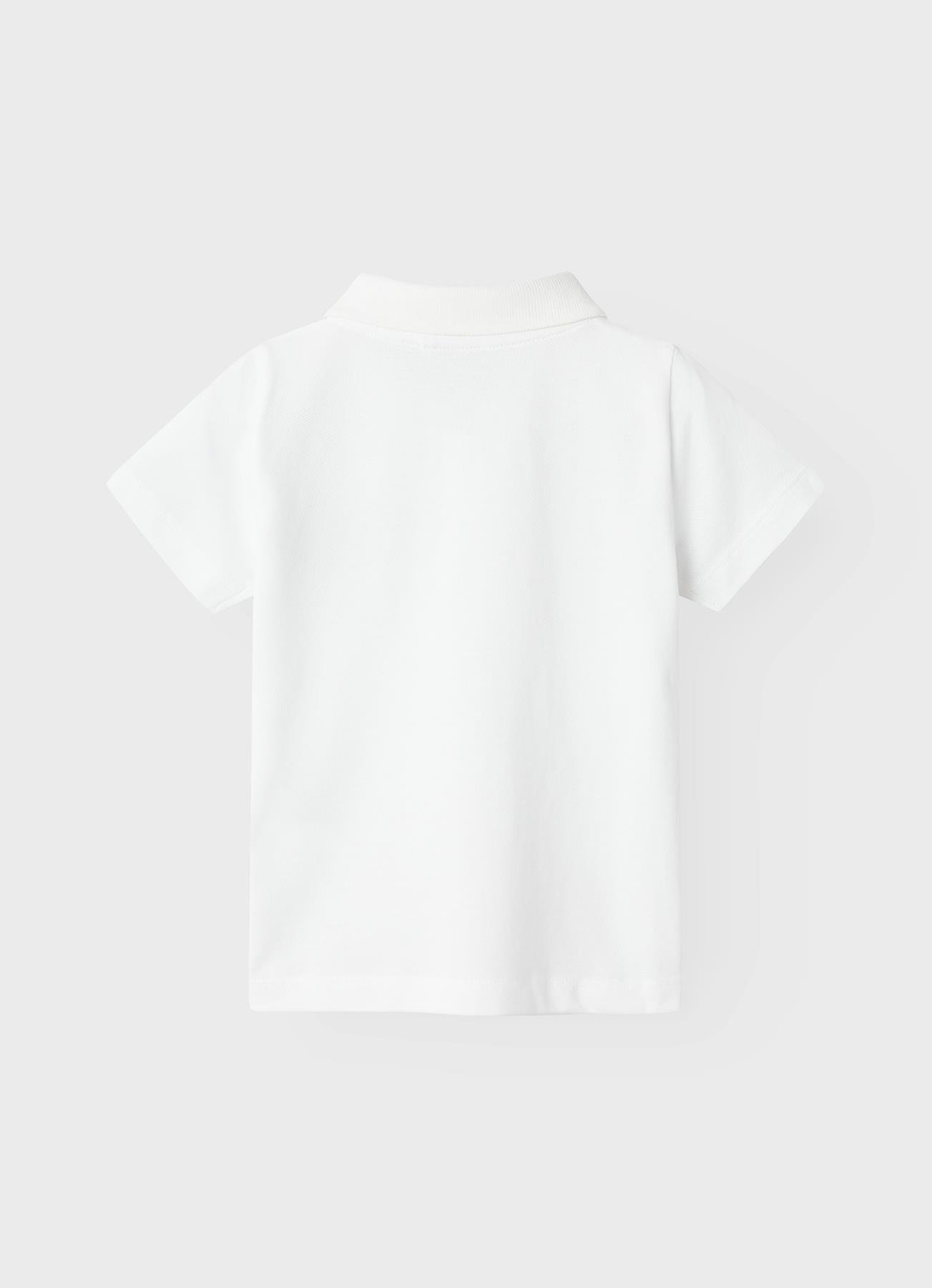 T-Shirt Polo Yaka Beyaz