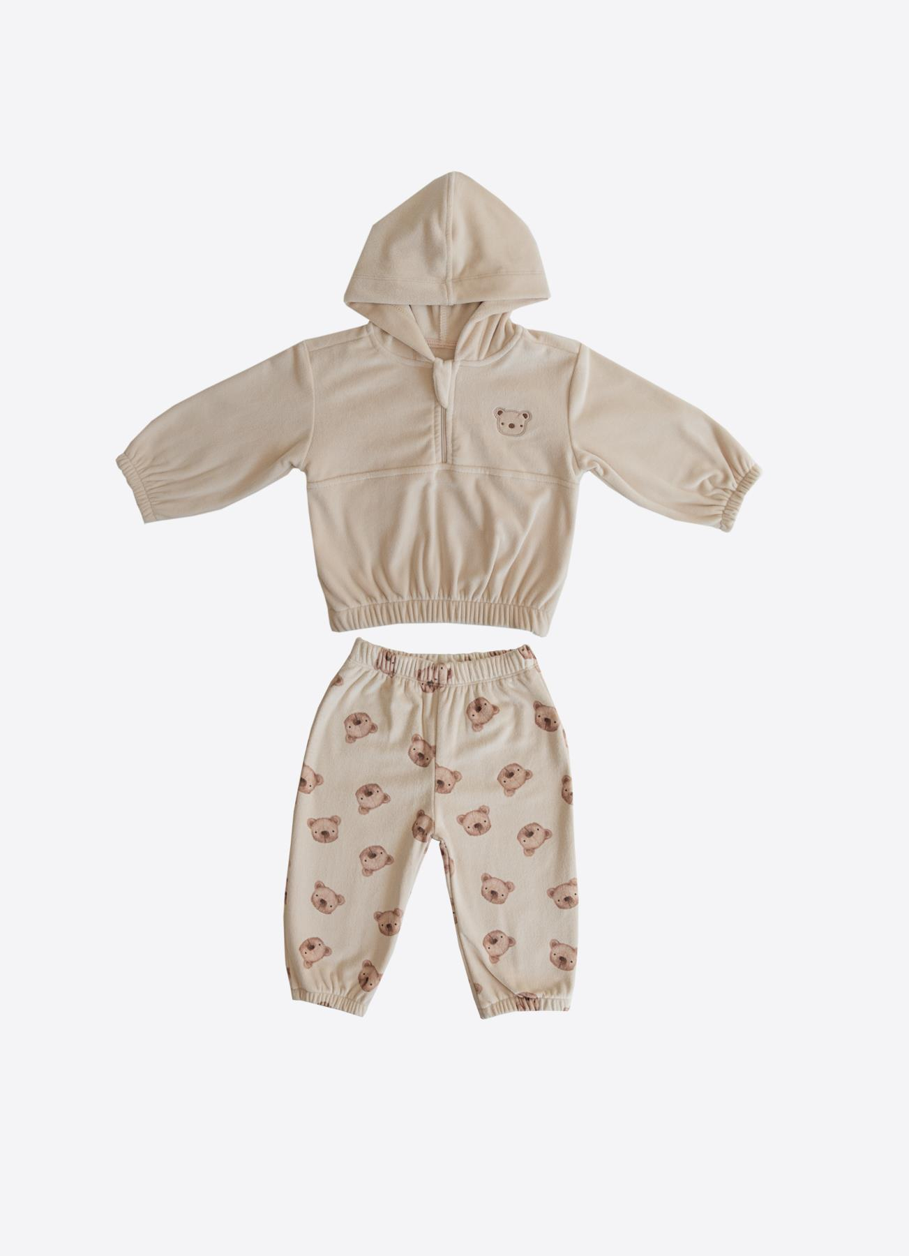 TEDDY BEAR 2'Lİ TAKIM NATURAL