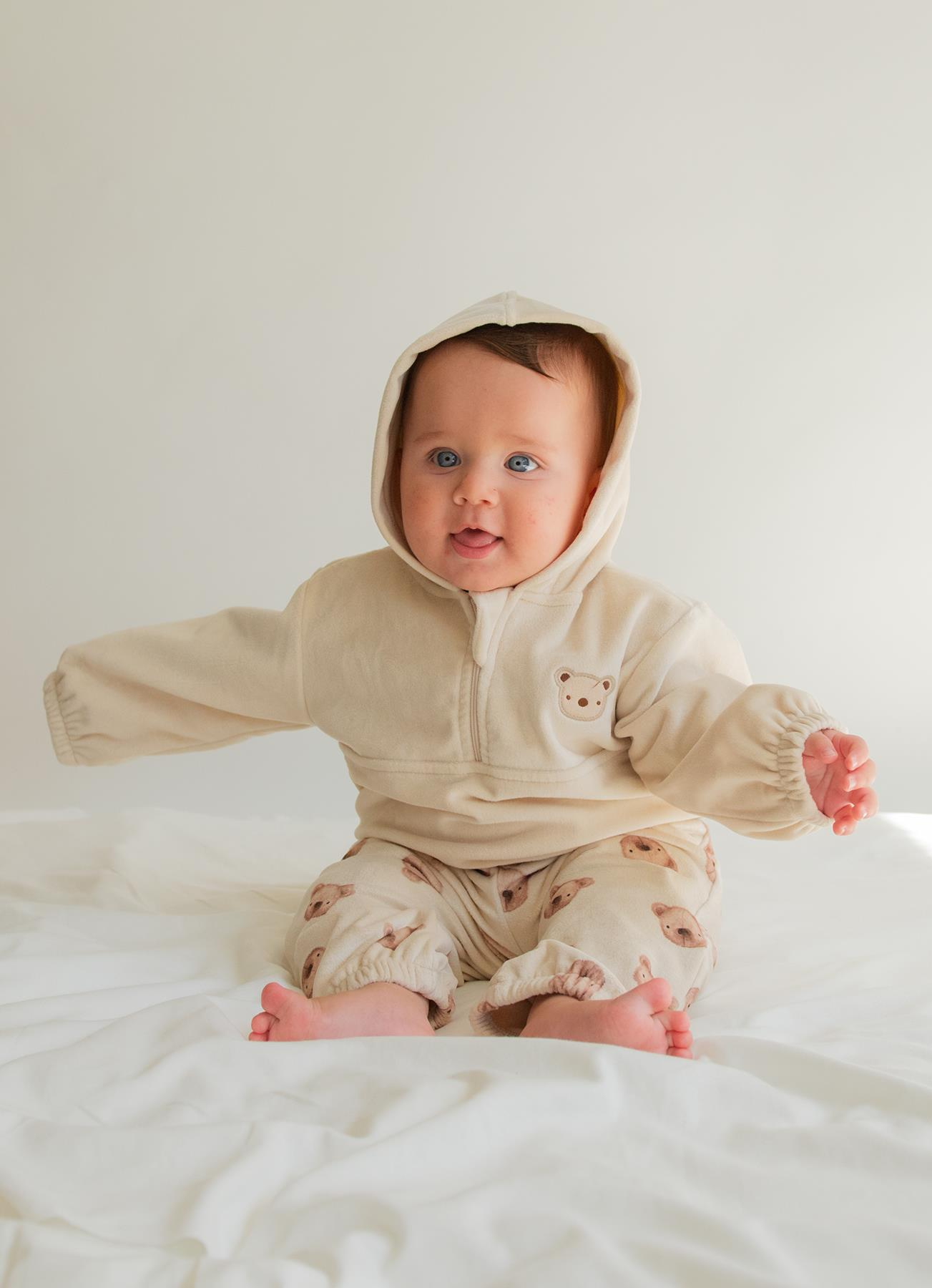 TEDDY BEAR 2'Lİ TAKIM NATURAL