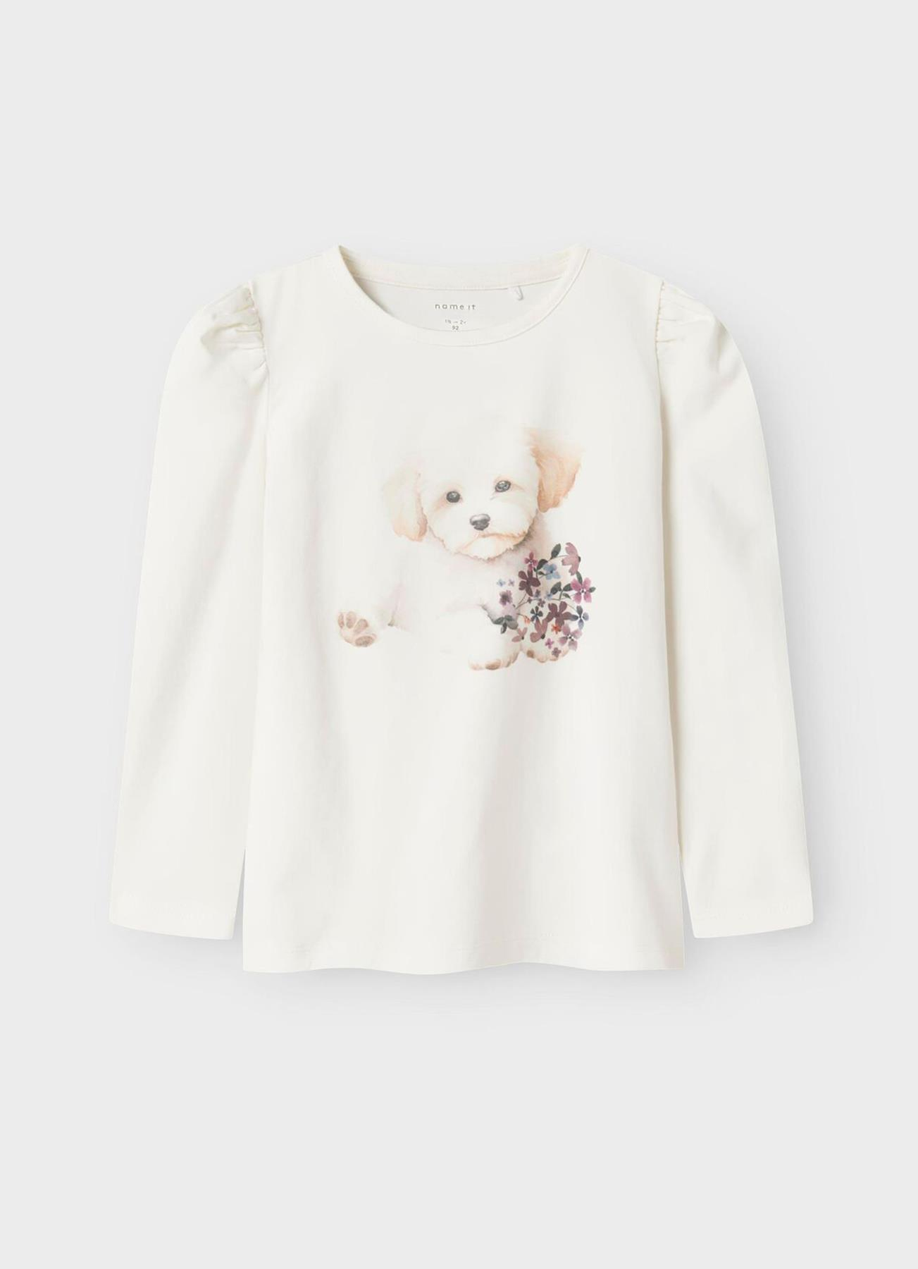 TSHIRT UZUN KOL BEYAZ