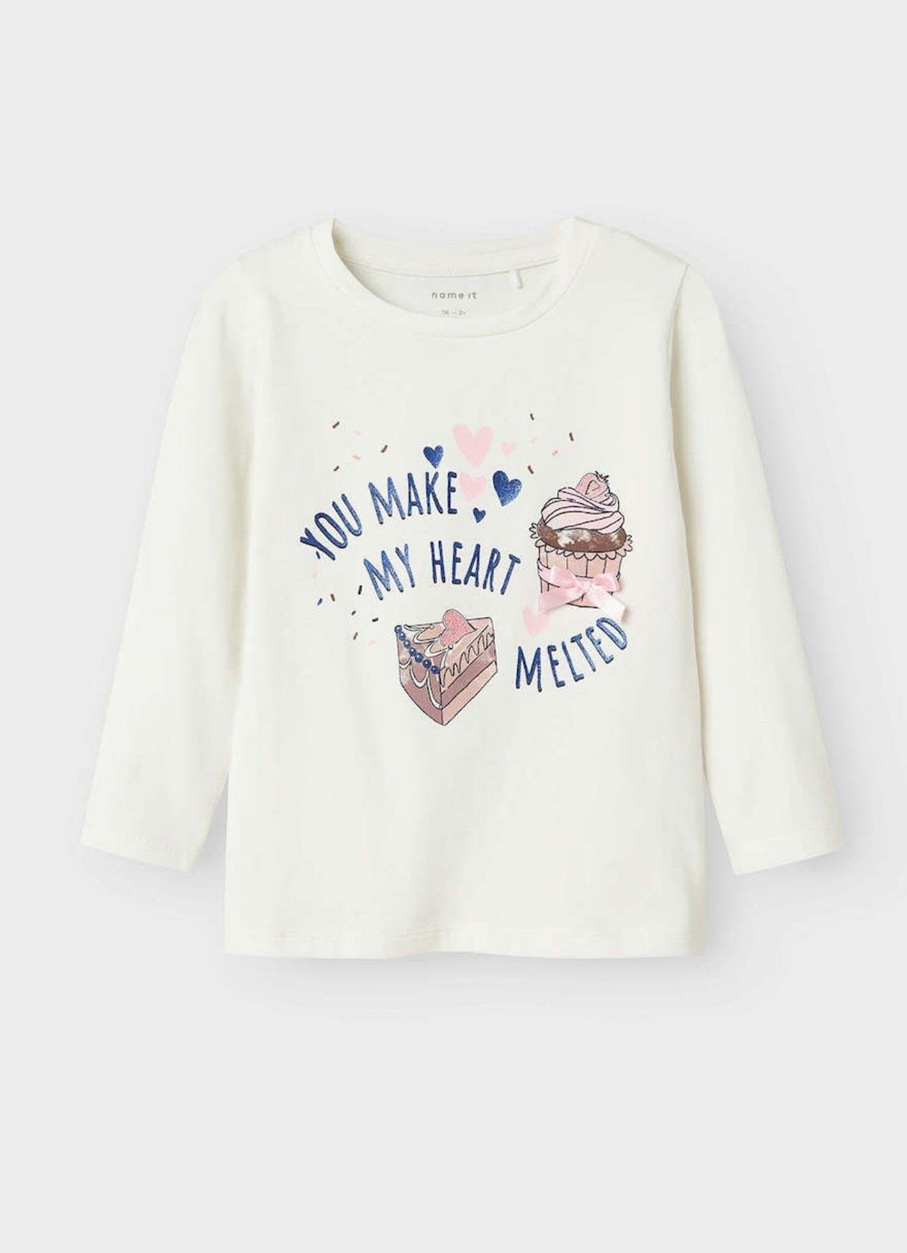 TSHIRT UZUN KOL BEYAZ