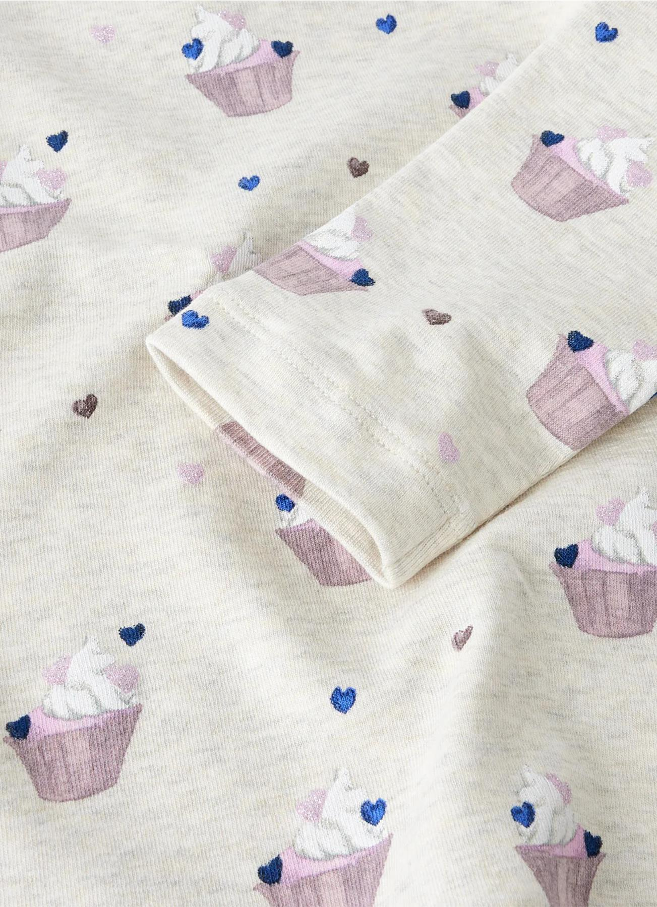 TSHIRT UZUN KOL KREM