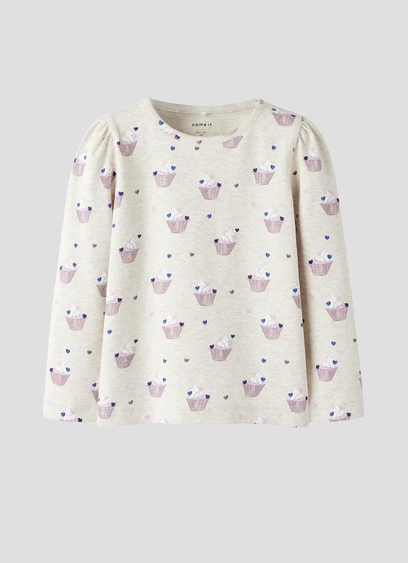 TSHIRT UZUN KOL KREM