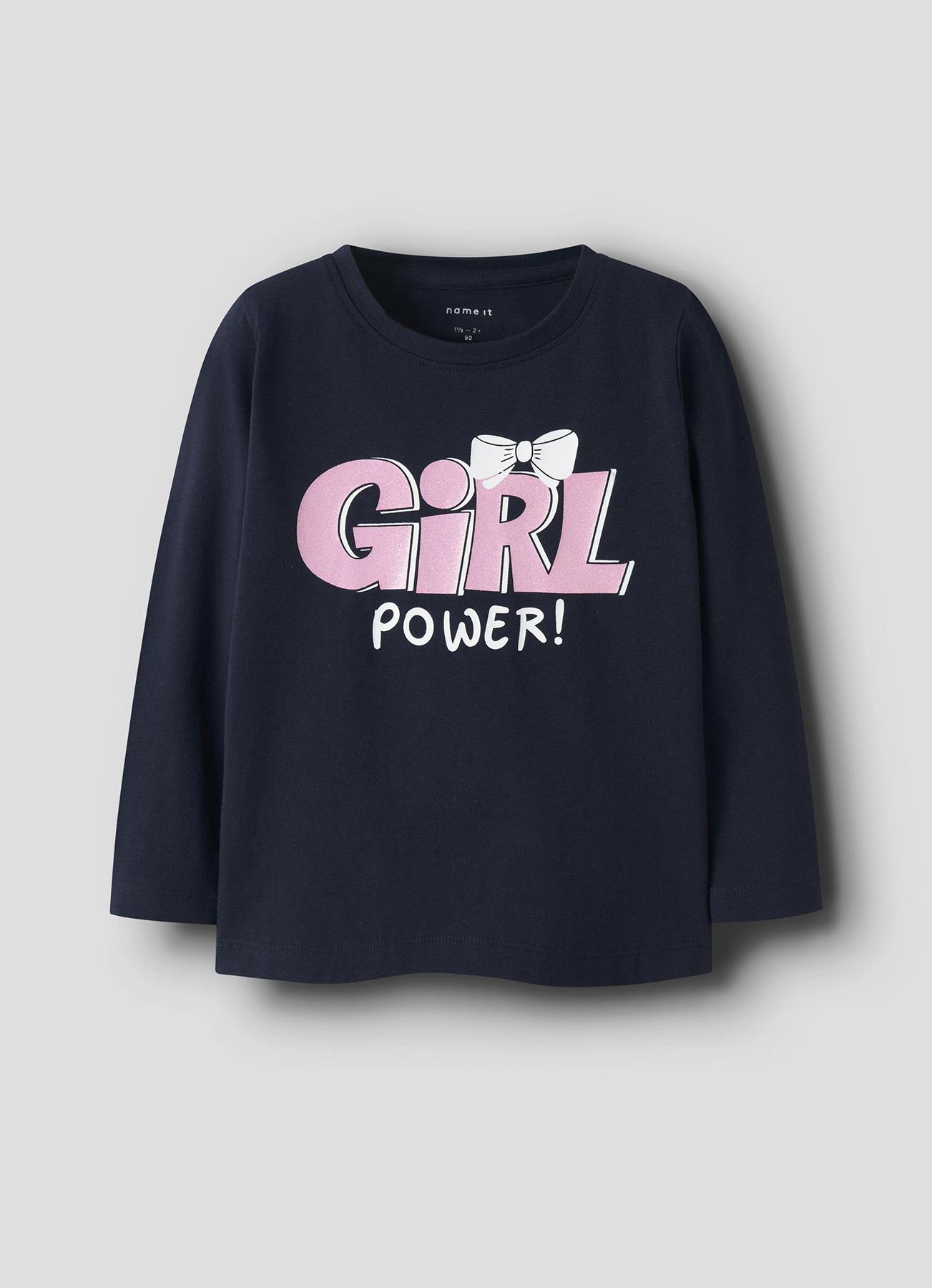 TSHIRT UZUN KOL LACİVERT