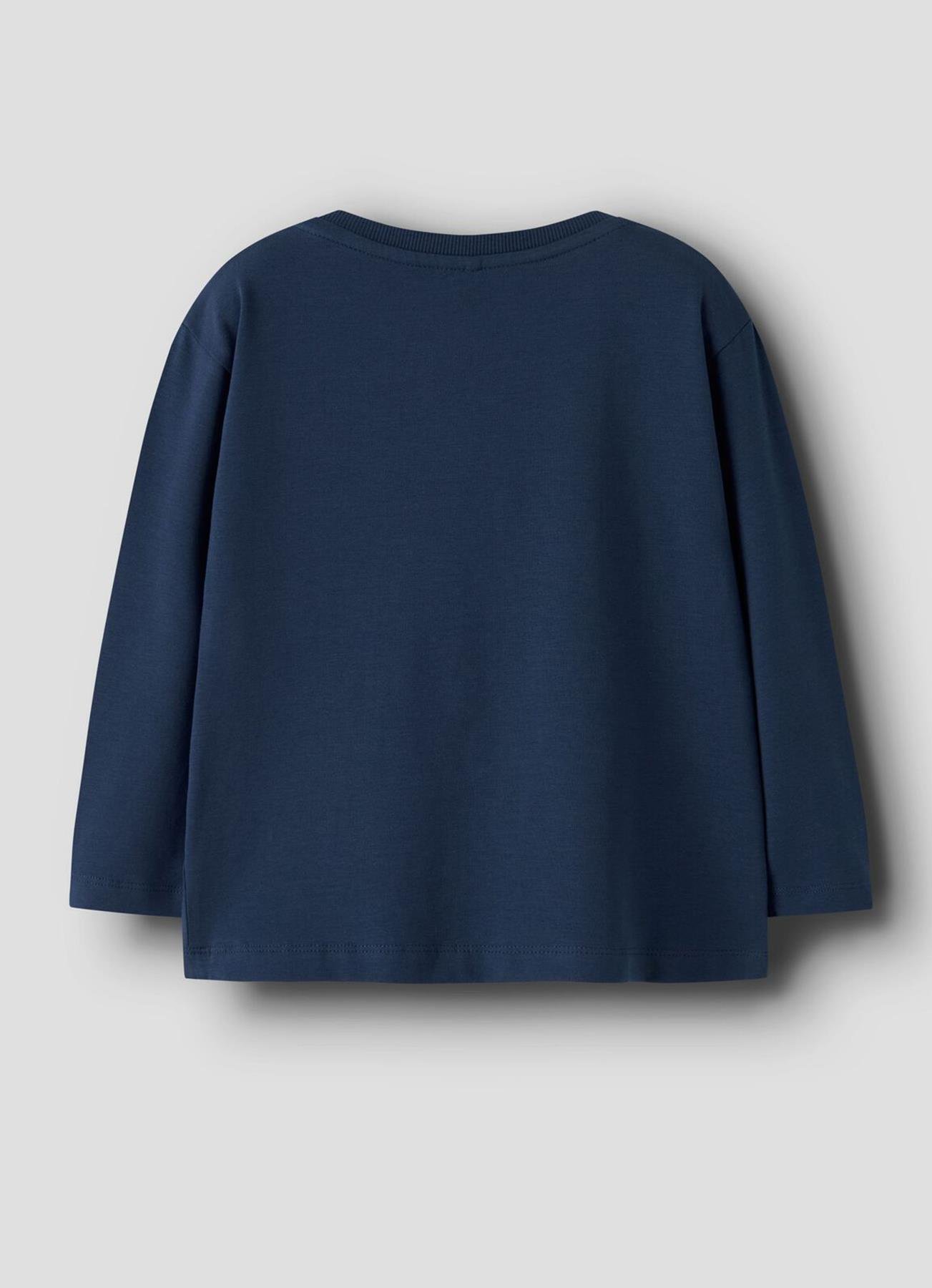 TSHIRT UZUN KOL LACİVERT