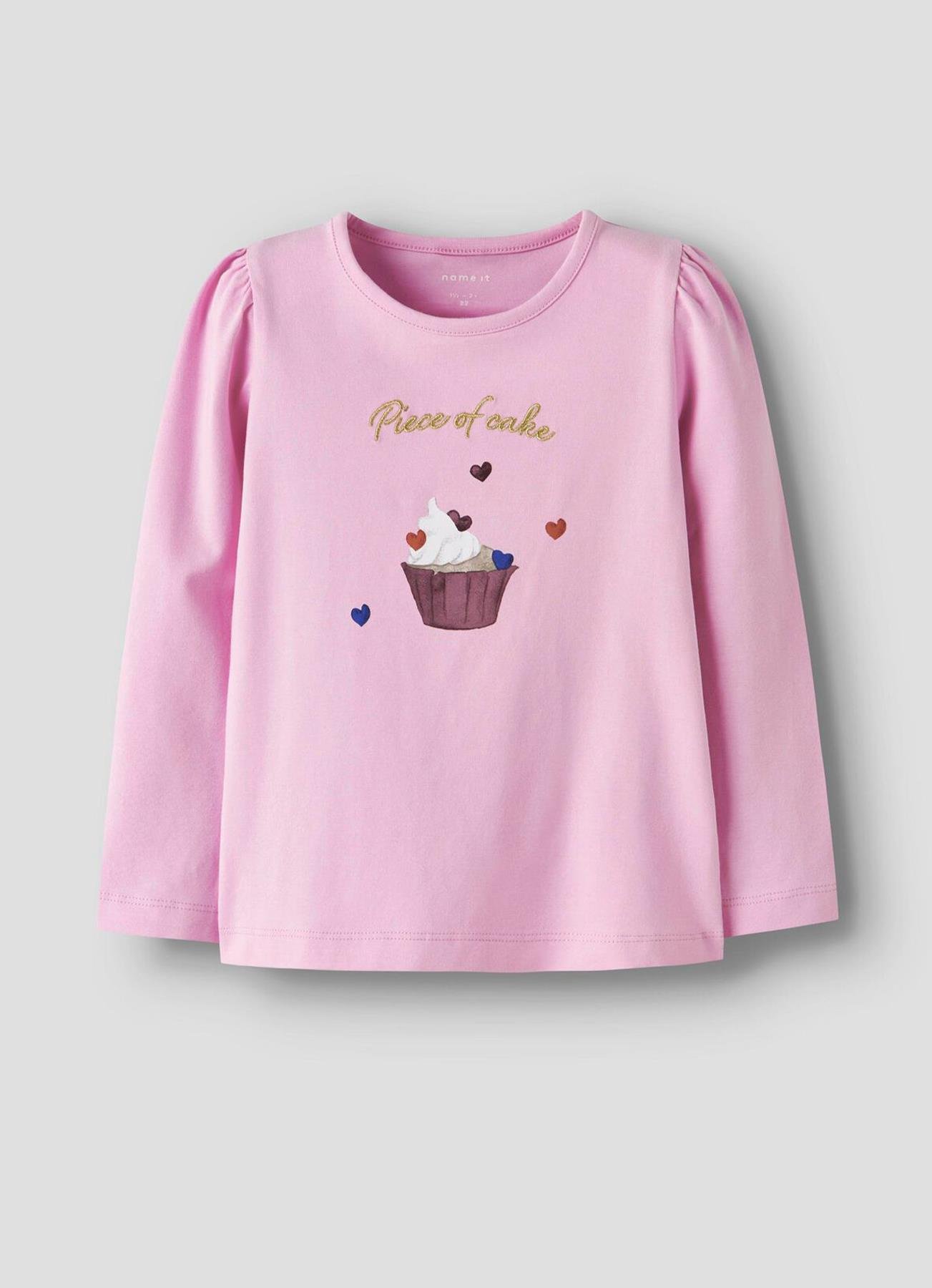 TSHIRT UZUN KOL PEMBE