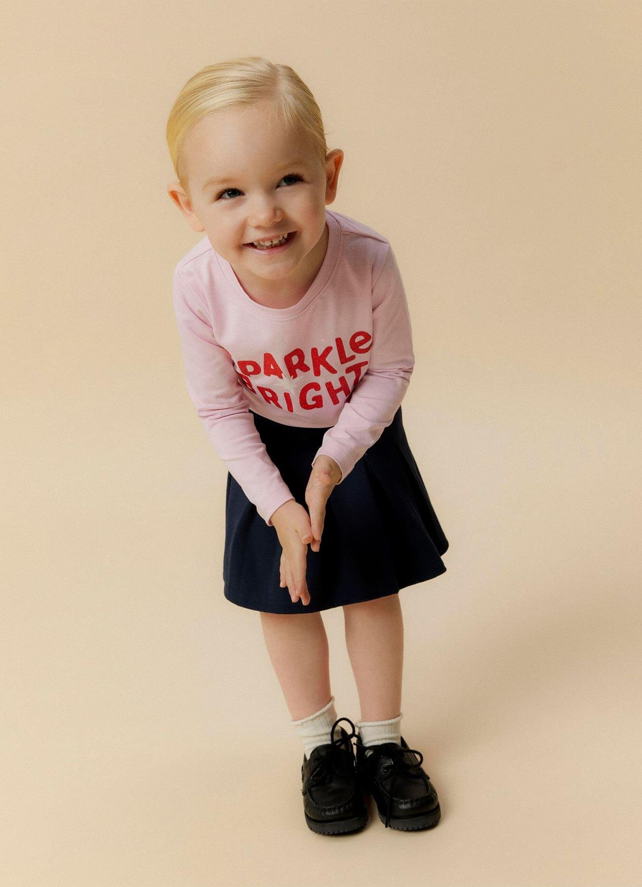 TSHIRT UZUN KOL PEMBE