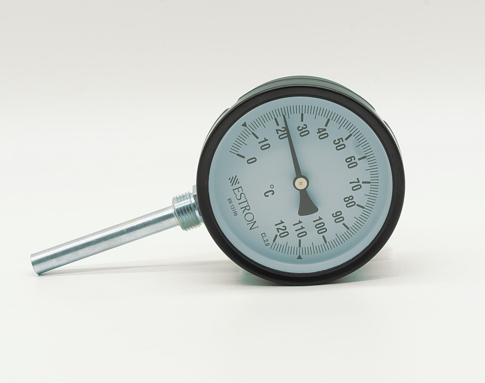 Bimetal Termometre 100 mm / 0 °C – 120 °C