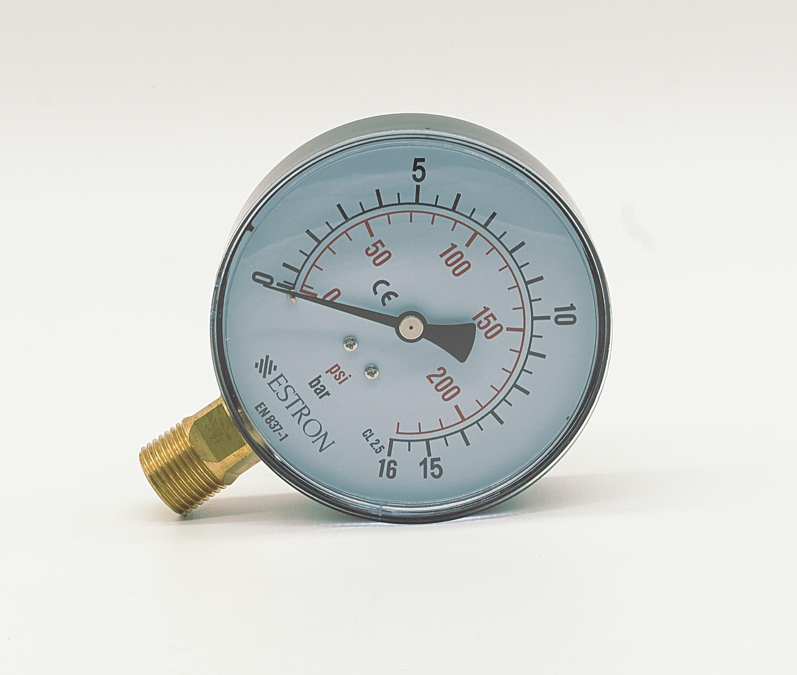 Manamotre 100mm 0-16 Bar Yeni Tip