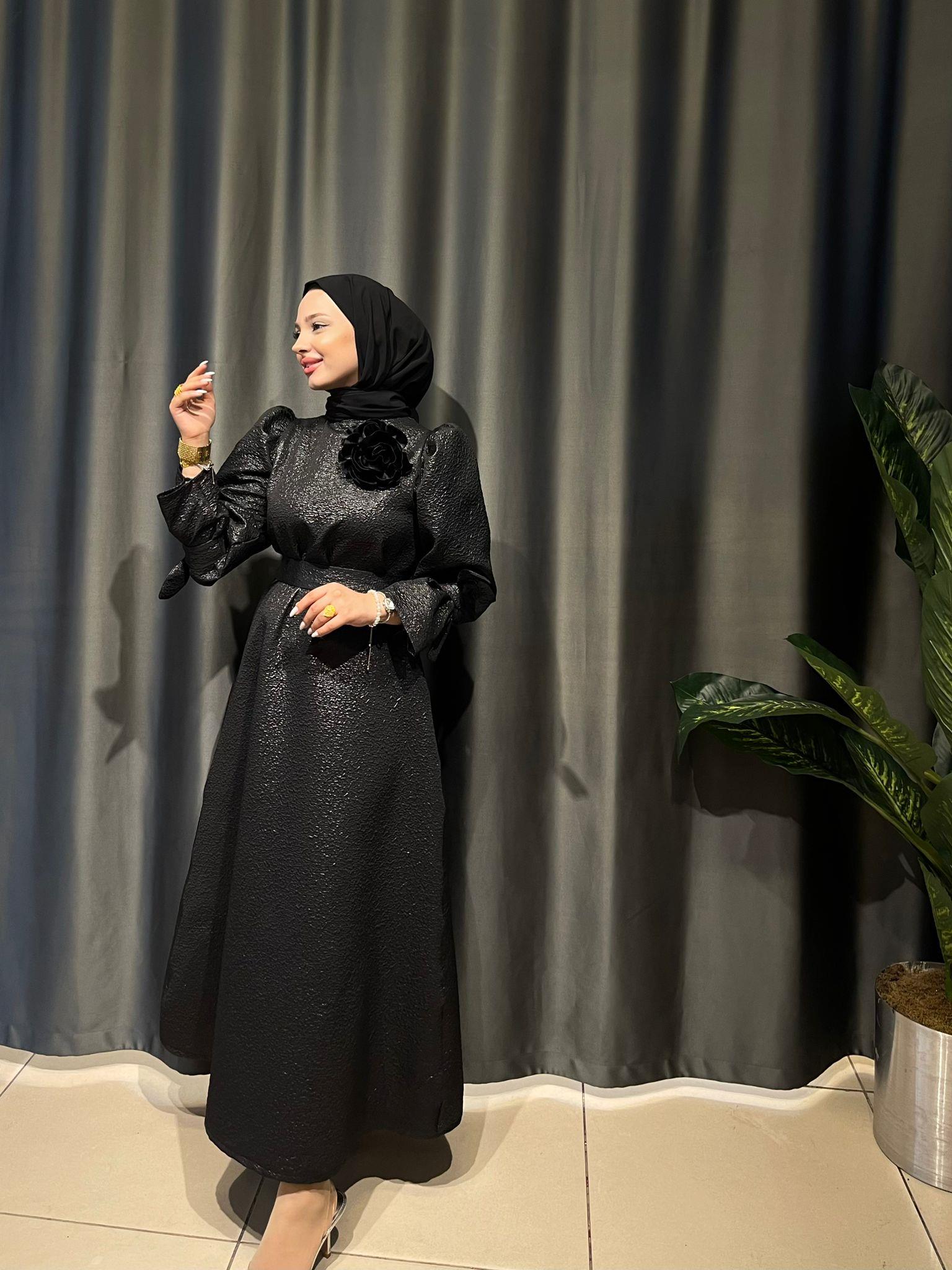 ELFİ ELBİSE SİYAH