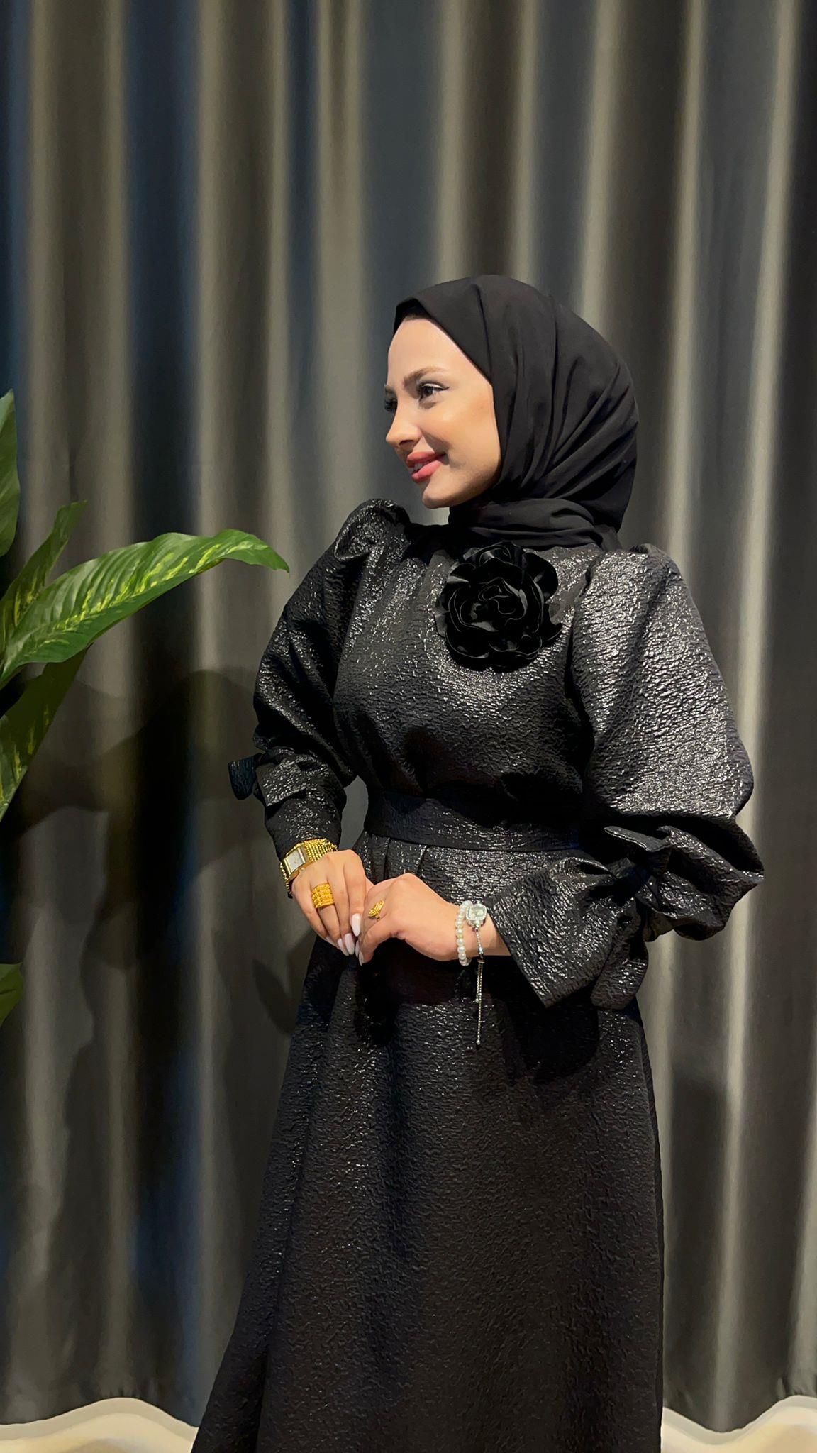 ELFİ ELBİSE SİYAH