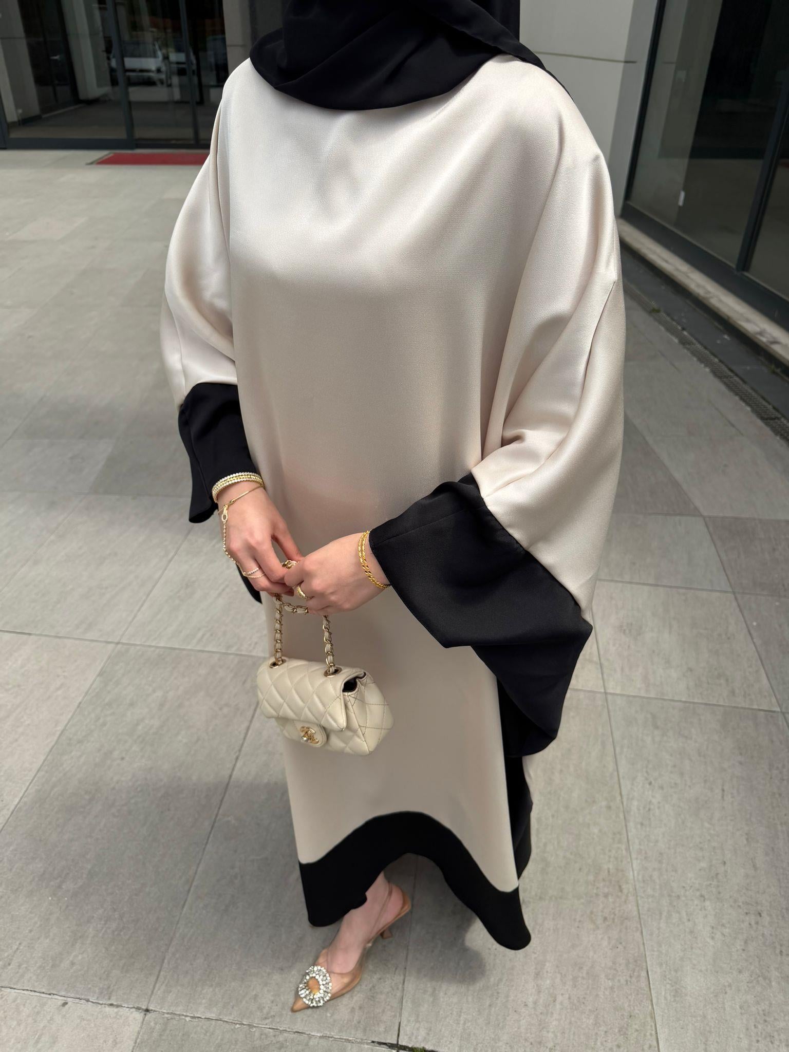 Muadil kaftan elbise