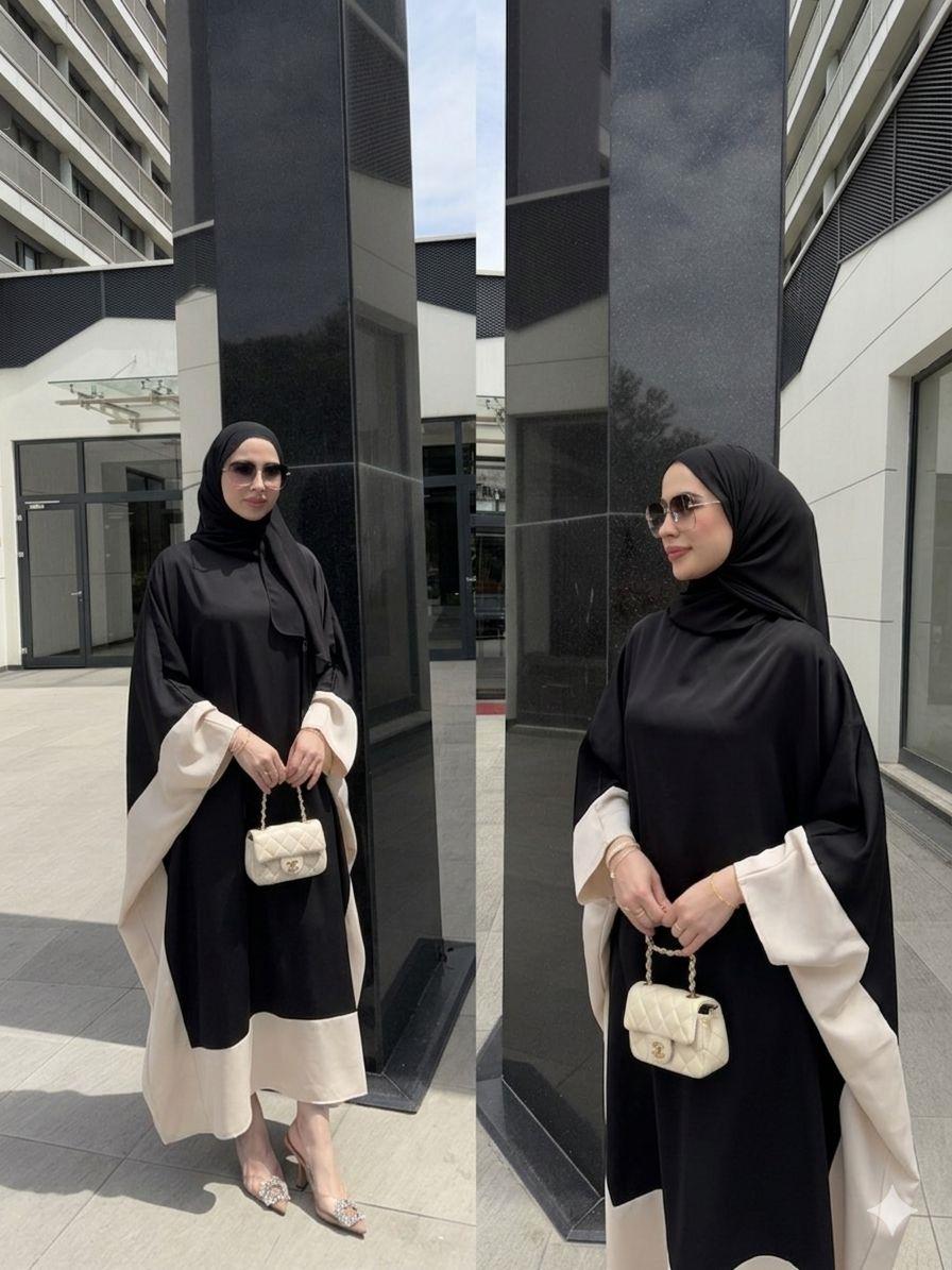 Muadil kaftan siyah