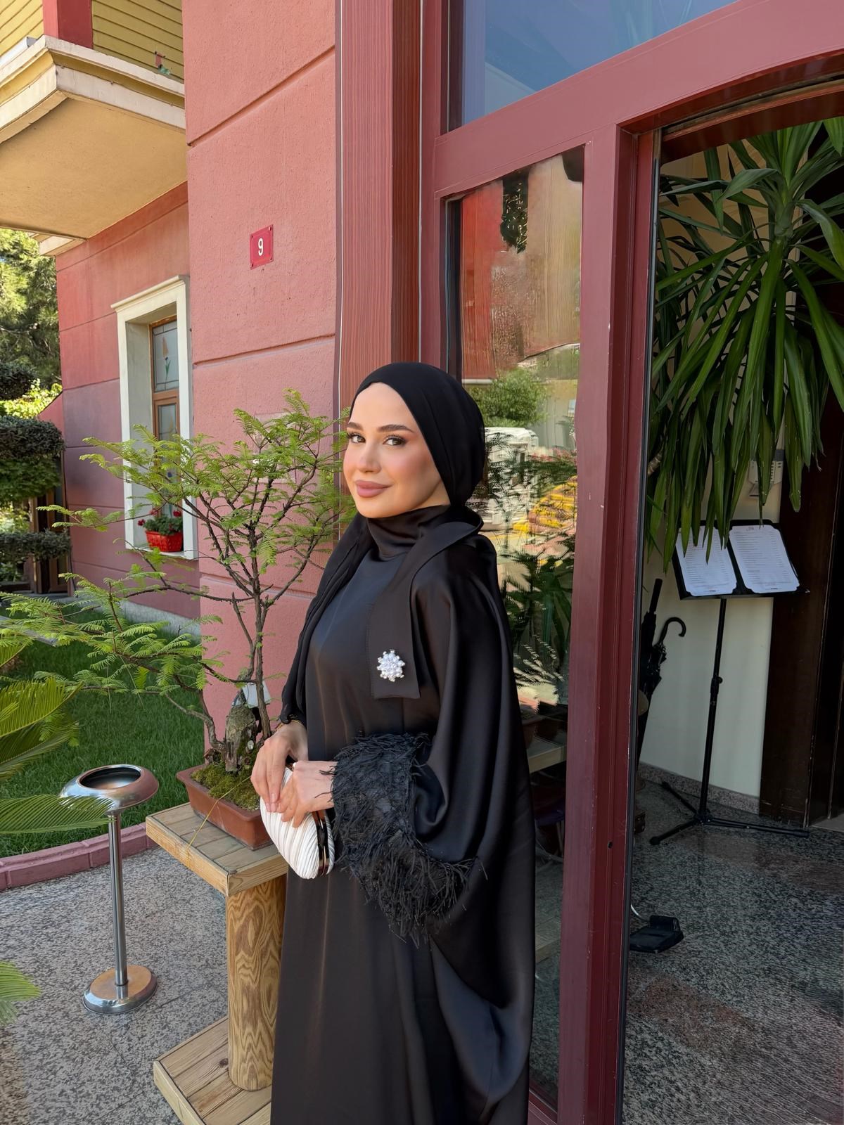 Püskül detaylı elbise