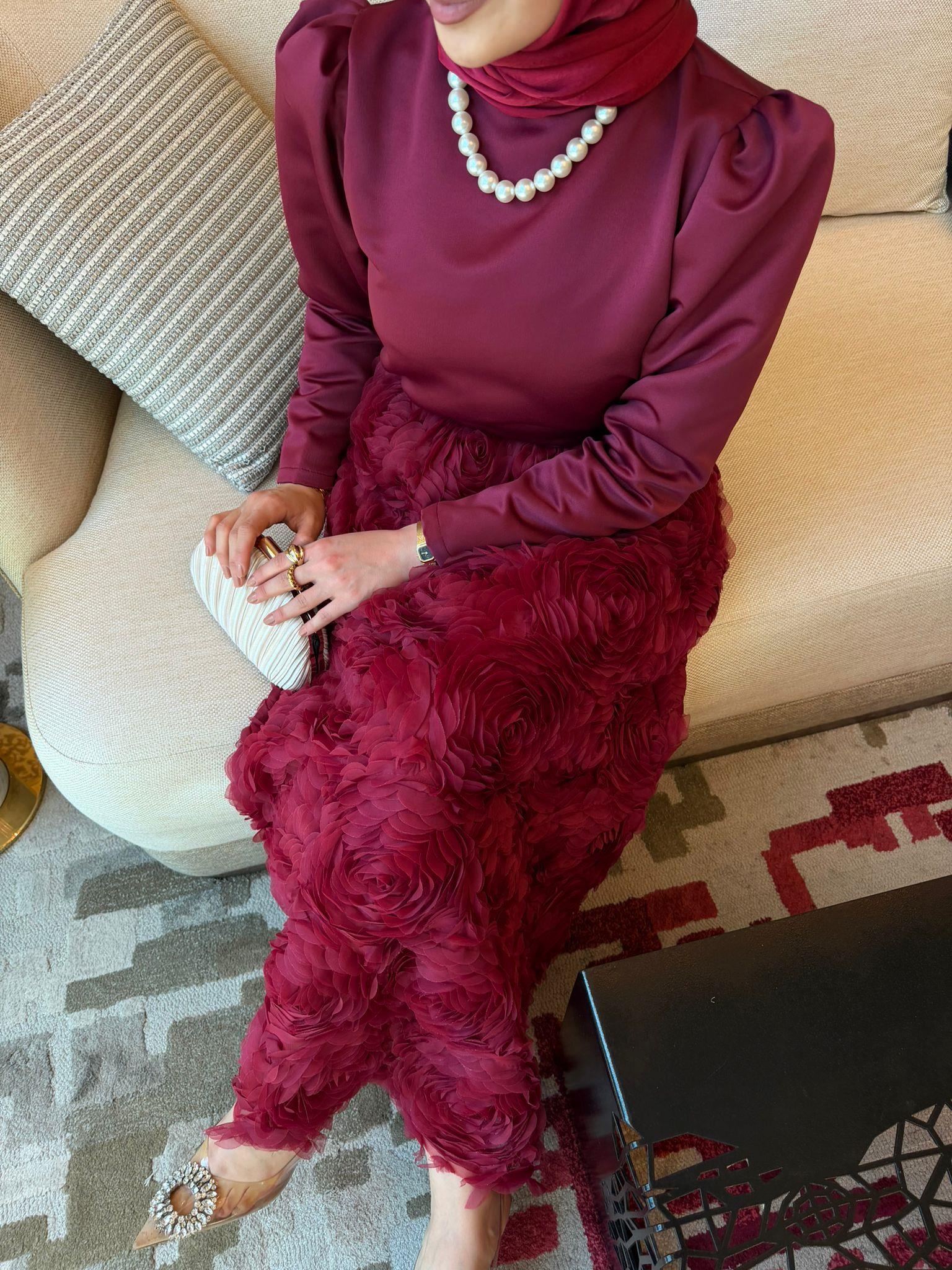 Rose takım bordo