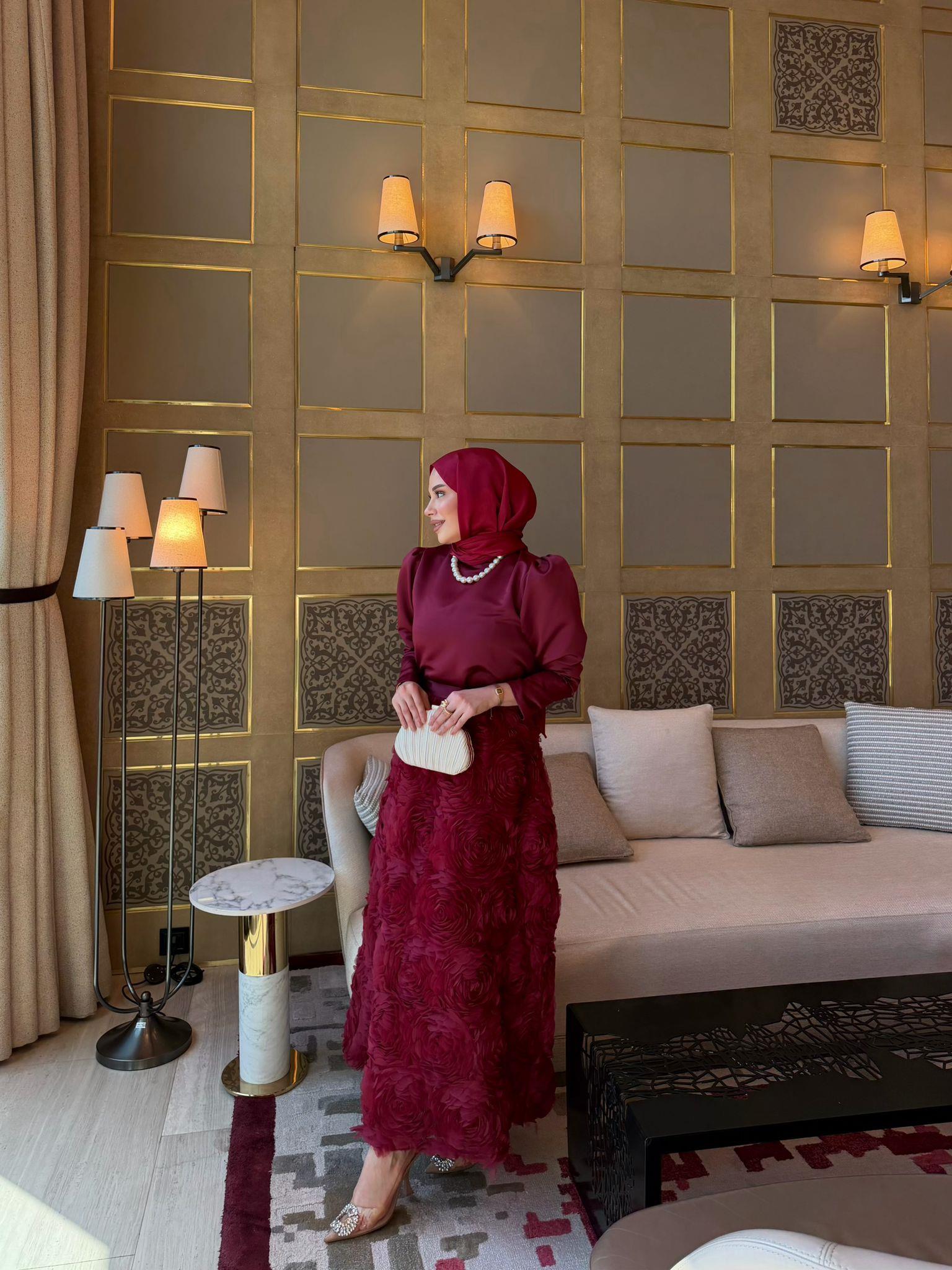 Rose takım bordo