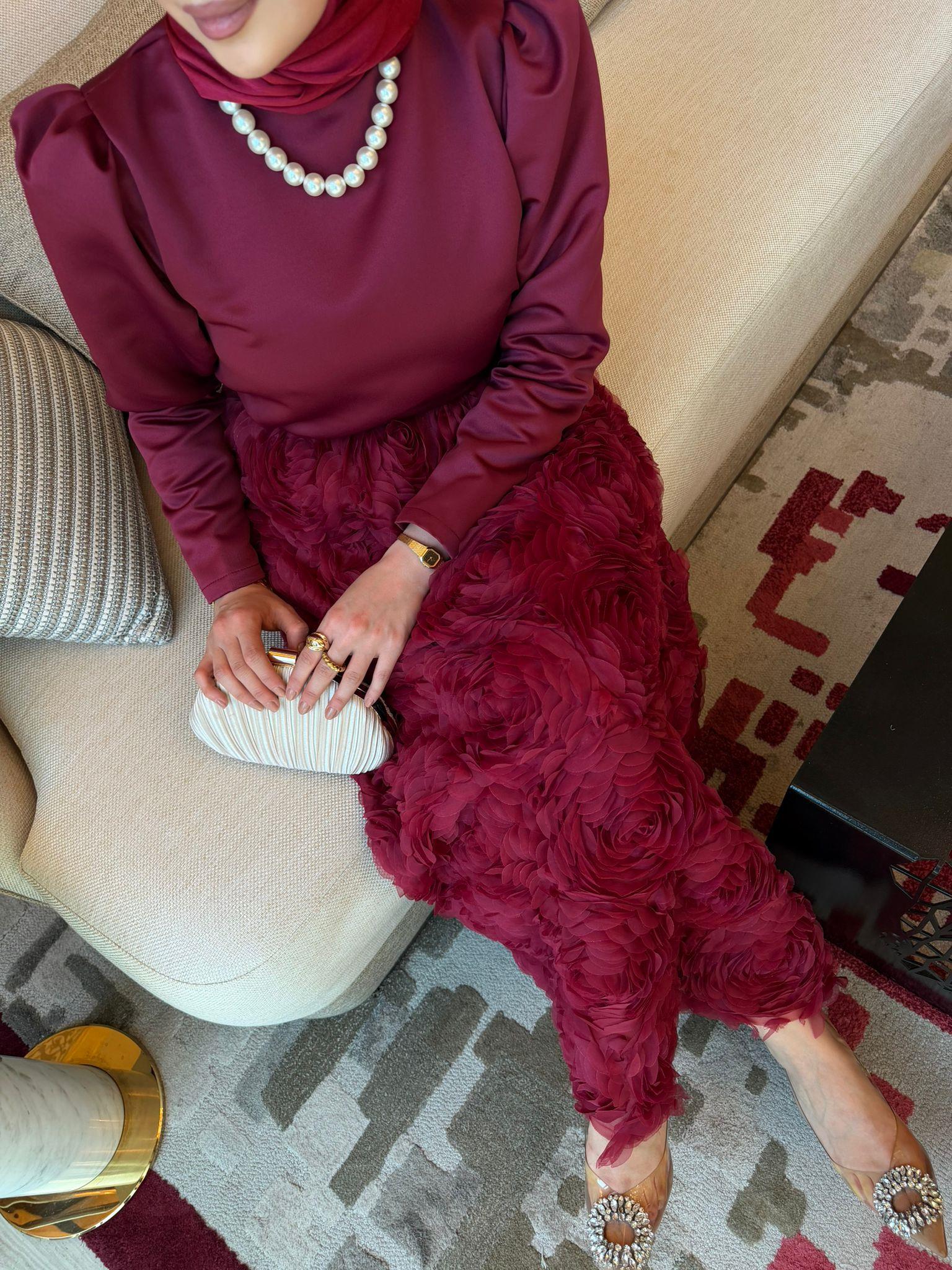 Rose takım bordo