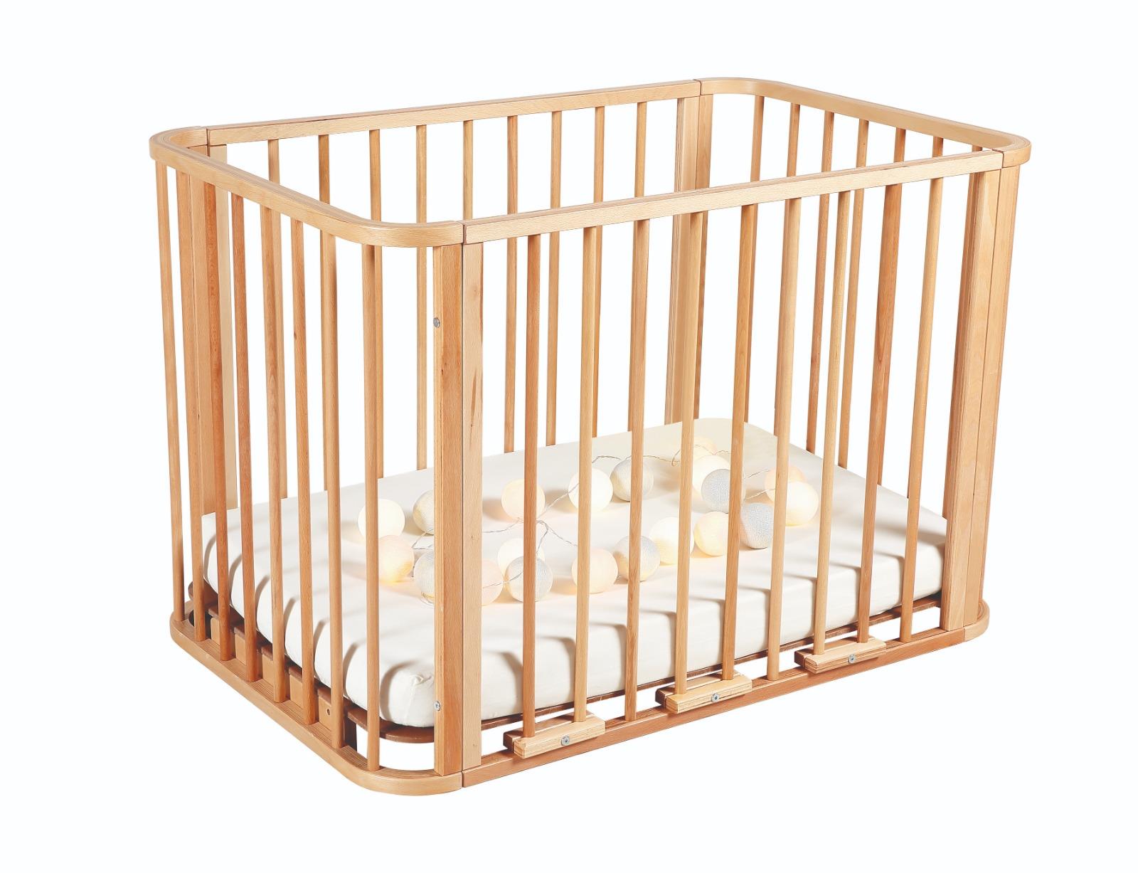 Yeşil Ahşap 6 in 1 Beşik Takım - 70x110