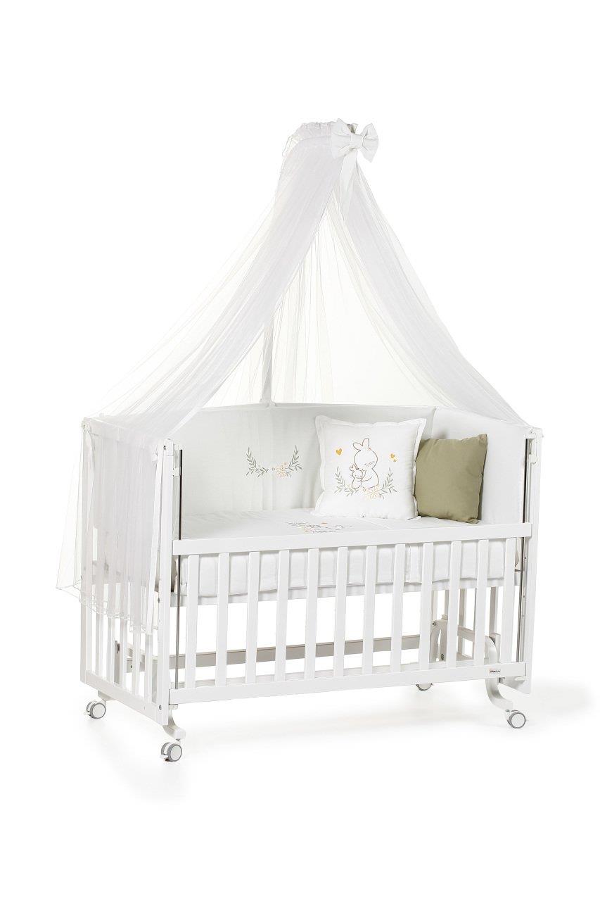 Yeşil Ahşap 6 in 1 Beşik Takım - 70x110