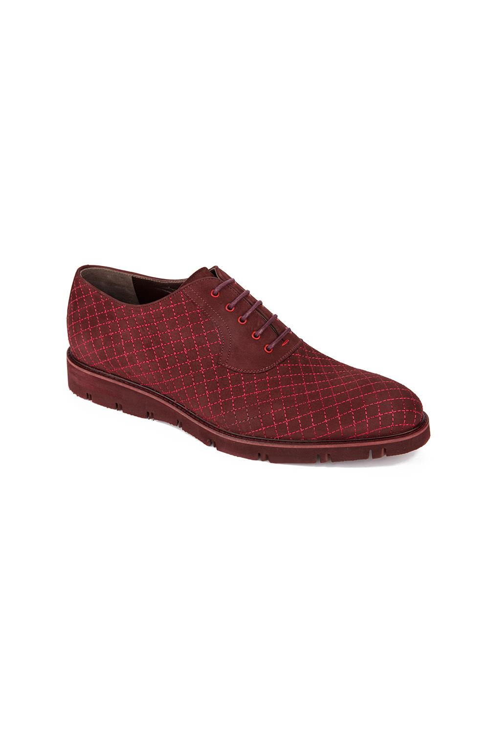 3675-1 Bordo Klasik Ayakkabı