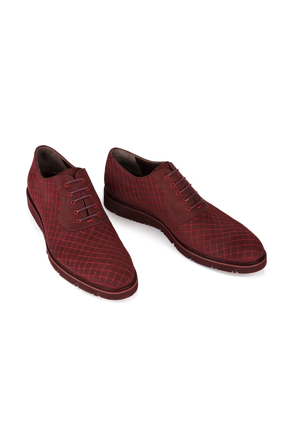 3675-1 Bordo Klasik Ayakkabı