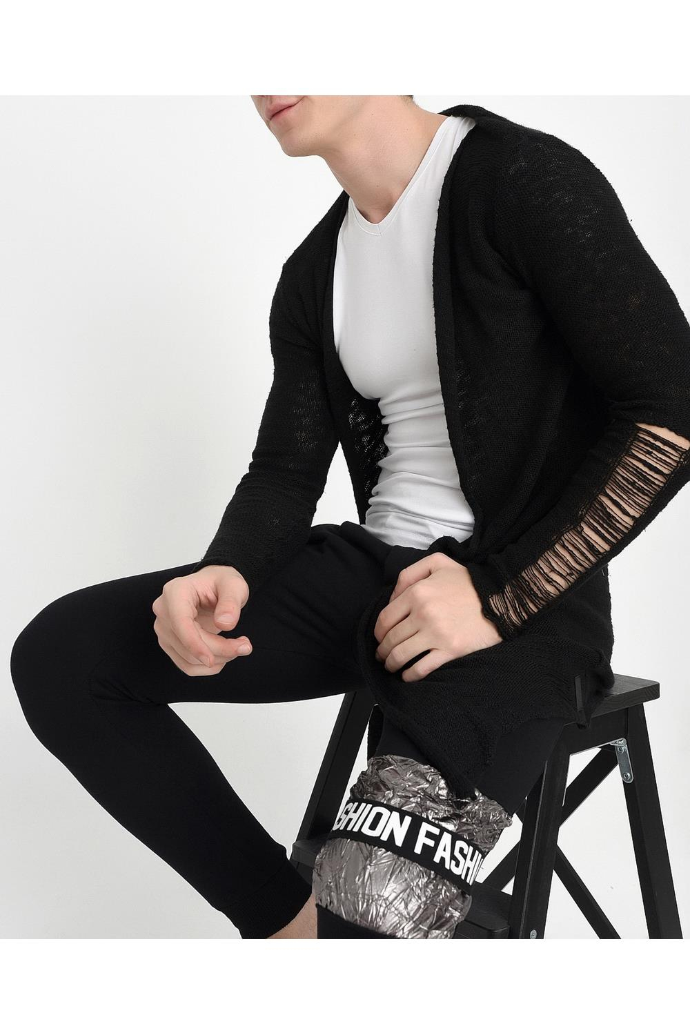 ATC 006 Slim Fit Siyah Triko