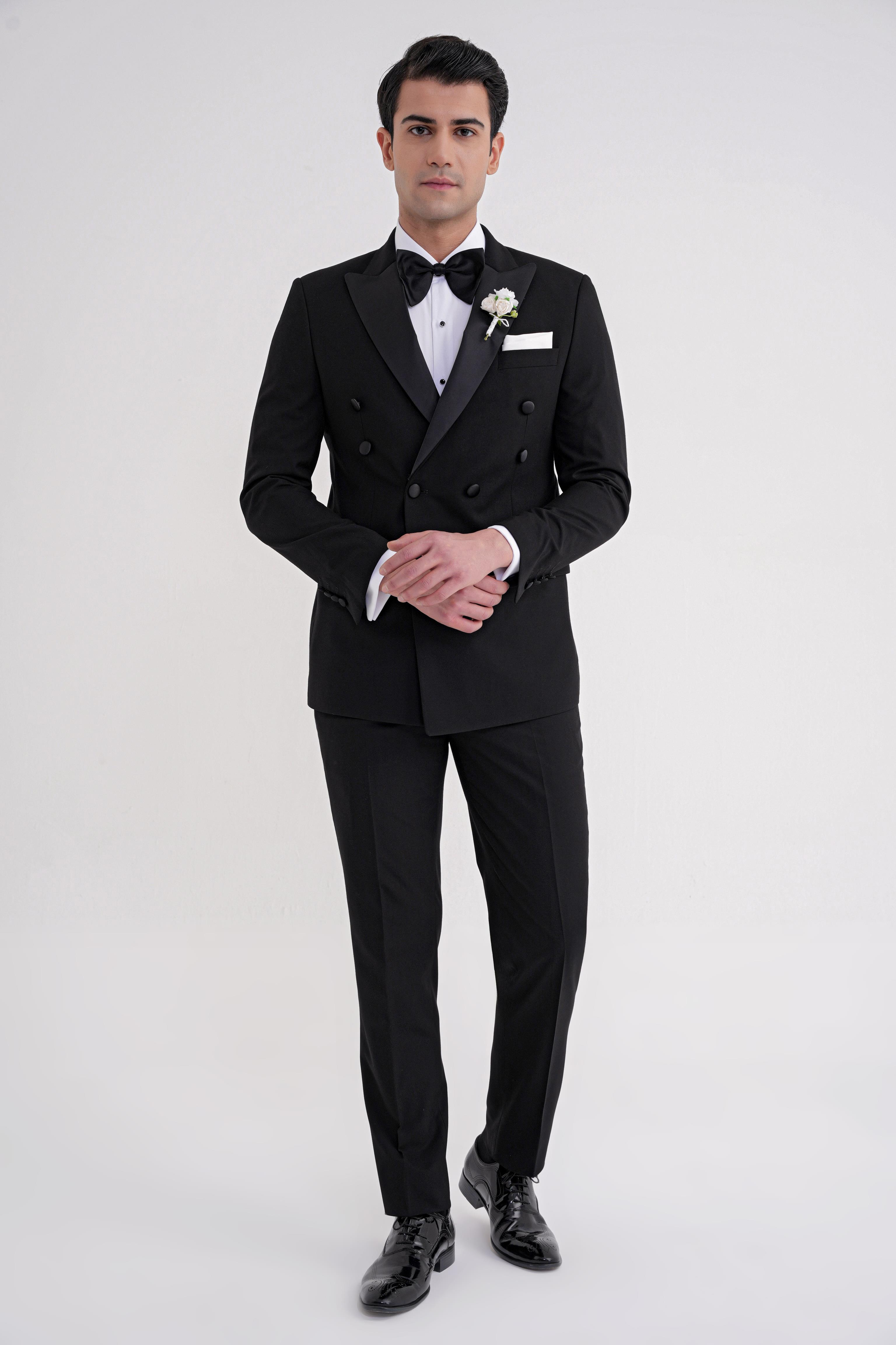 BLACK 082 TAKIM Slim SİYAH