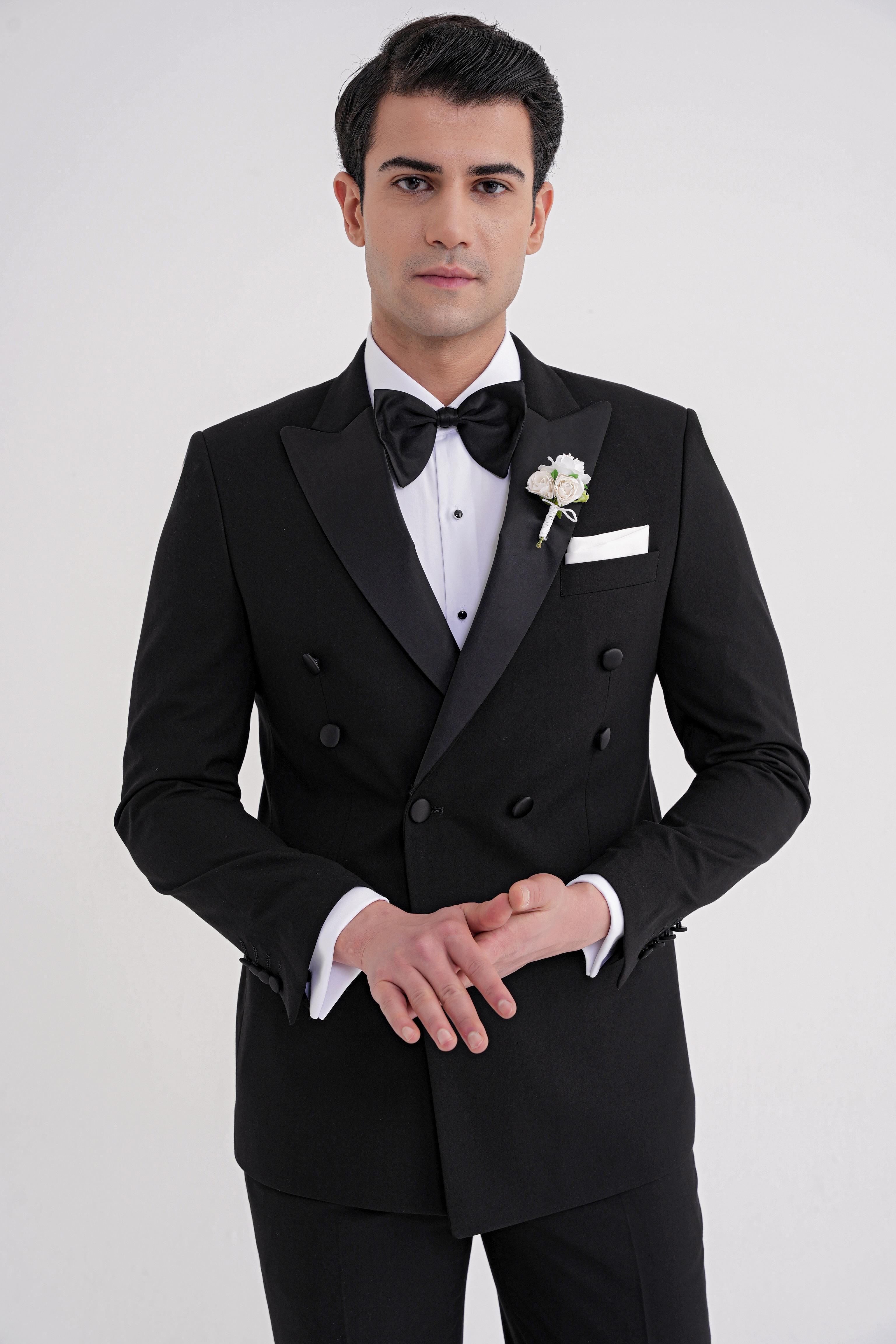 BLACK 082 TAKIM Slim SİYAH