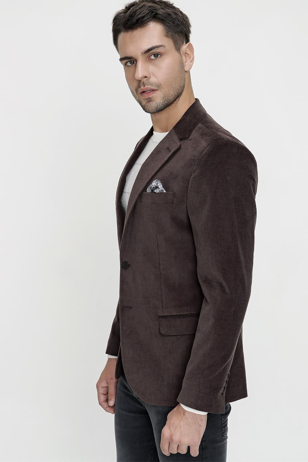 C 597 Slim Fit Kahve Spor Ceket