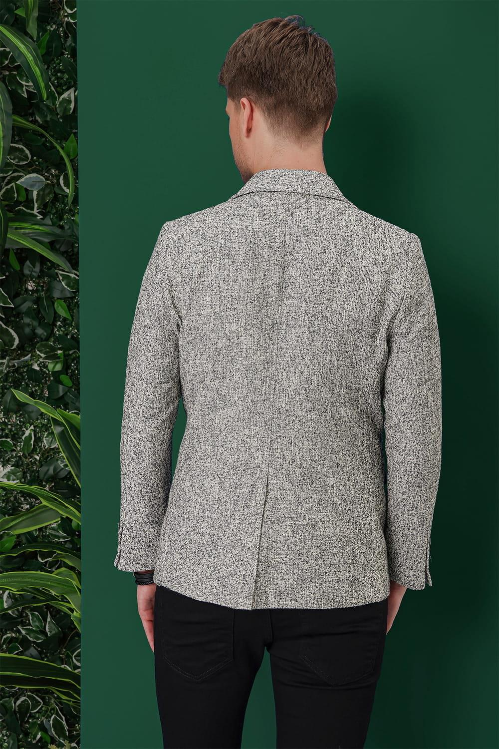 C 637 Slim Fit Siyah Spor Ceket