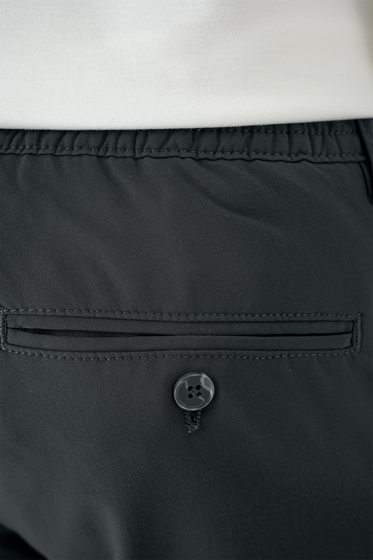 Comfort Fit Beli Lastikli Yan Cep Nefti Jogger Pantolon P 1150
