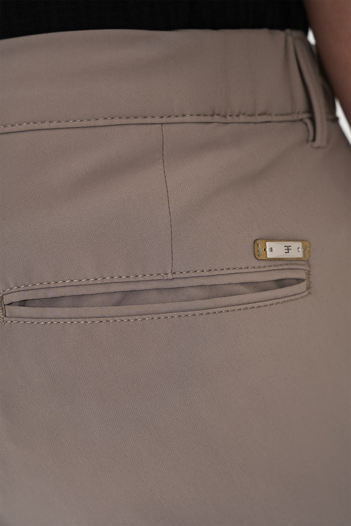 Comfort Fit Rahat Kalıp Beli Lastikli Esnek Vizon Spor Pantolon P 1189