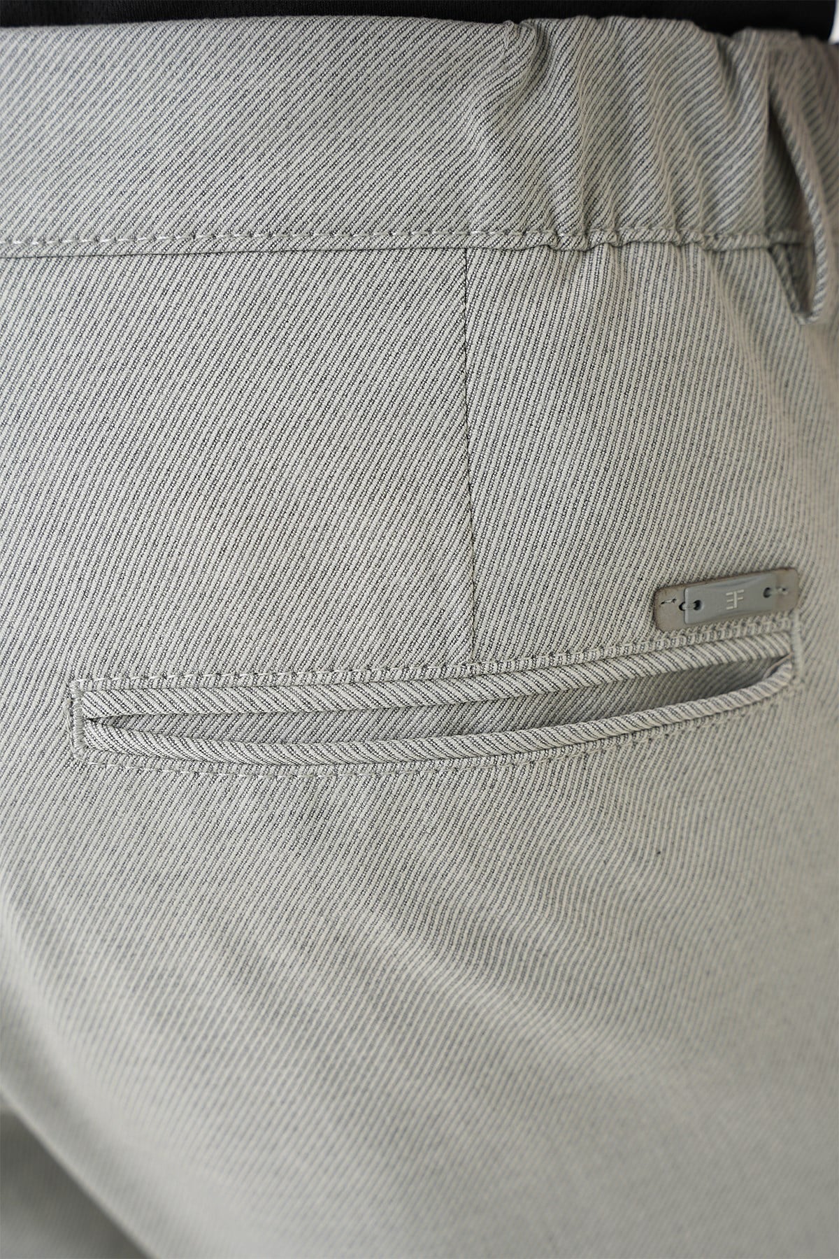 Comfort Fit Rahat Kalıp Beli Lastikli Gri Jogger Pantolon  P 1183