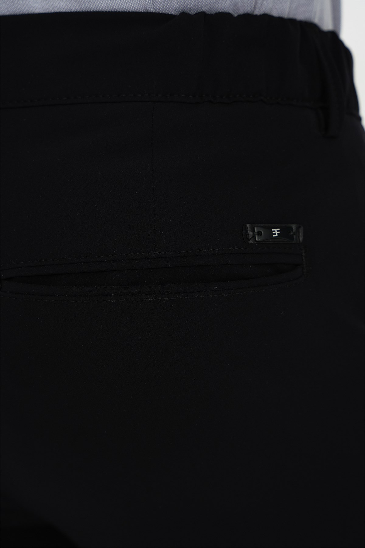 Comfort Fit Rahat Kalıp Beli Lastikli Esnek Siyah Spor Pantolon P 1189