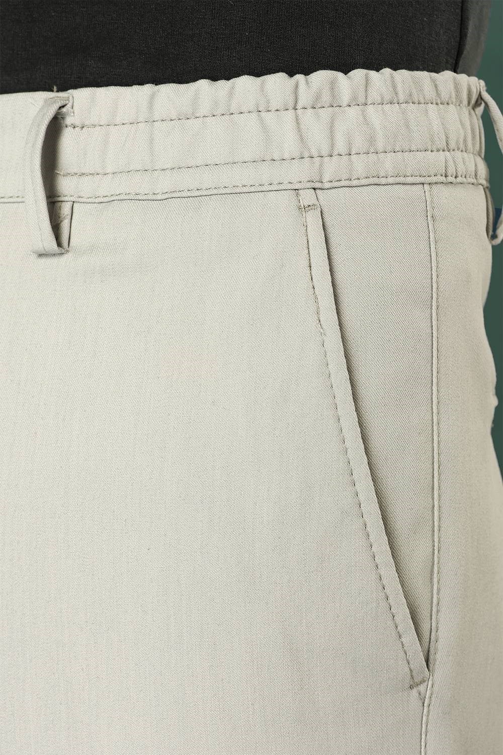 Comfort Fit Yan Cep Beli Lastikli Esnek Pamuk Taş Jogger Pantolon P 1143