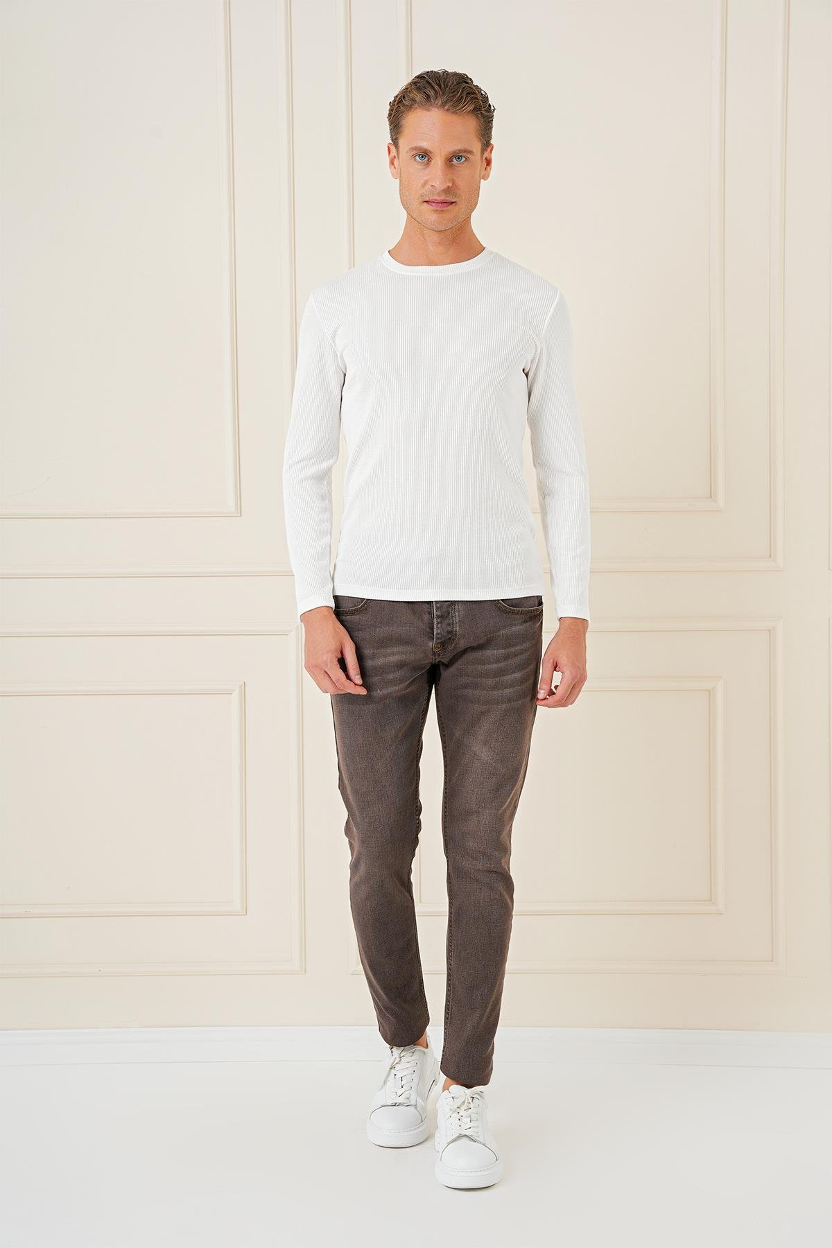 DENİM PNT 126 Moka Jean Pantolon