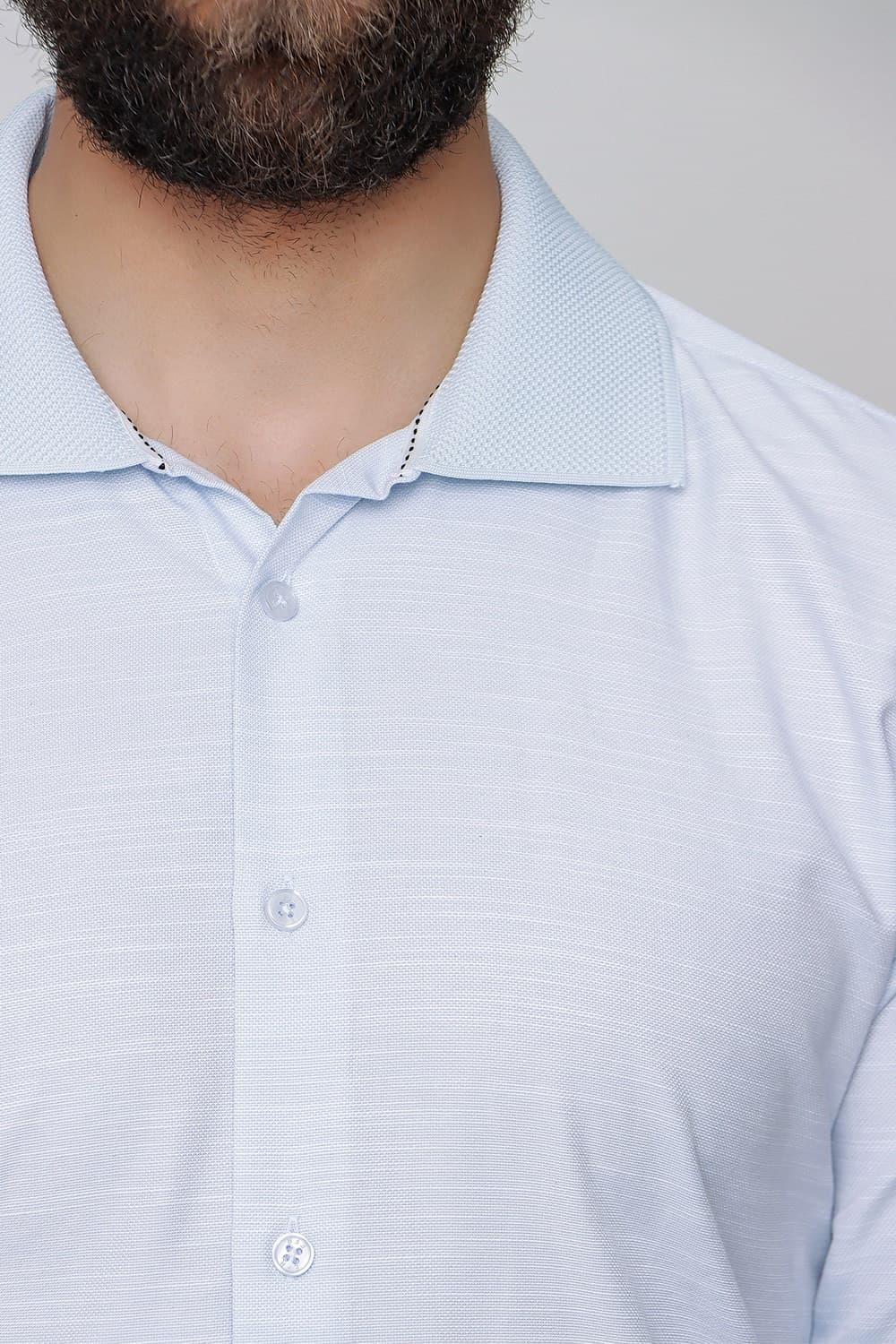 G 1491 Slim Fit Açık Mavi Spor Gömlek