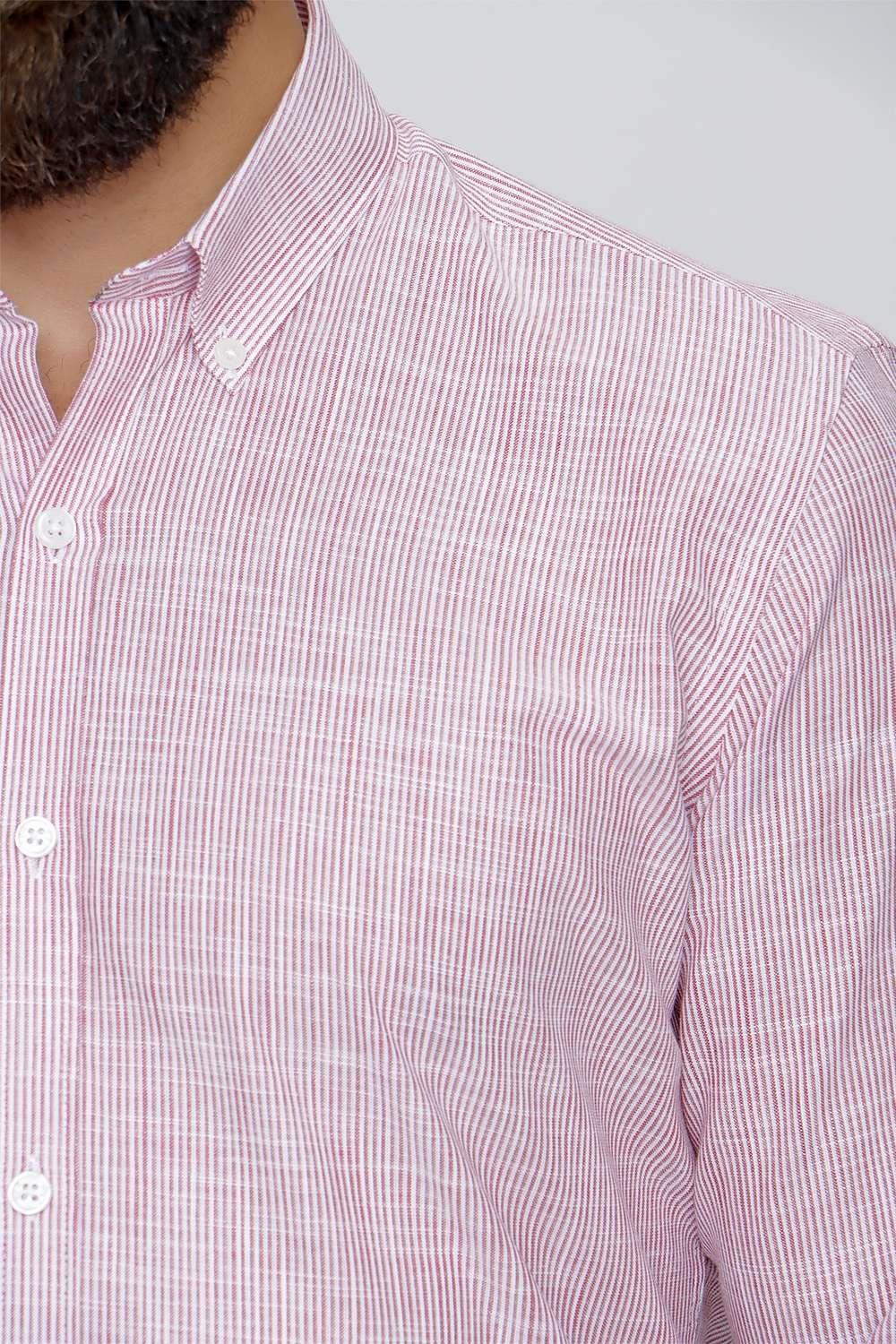 G 1513 Slim Fit Beyaz Spor Gömlek