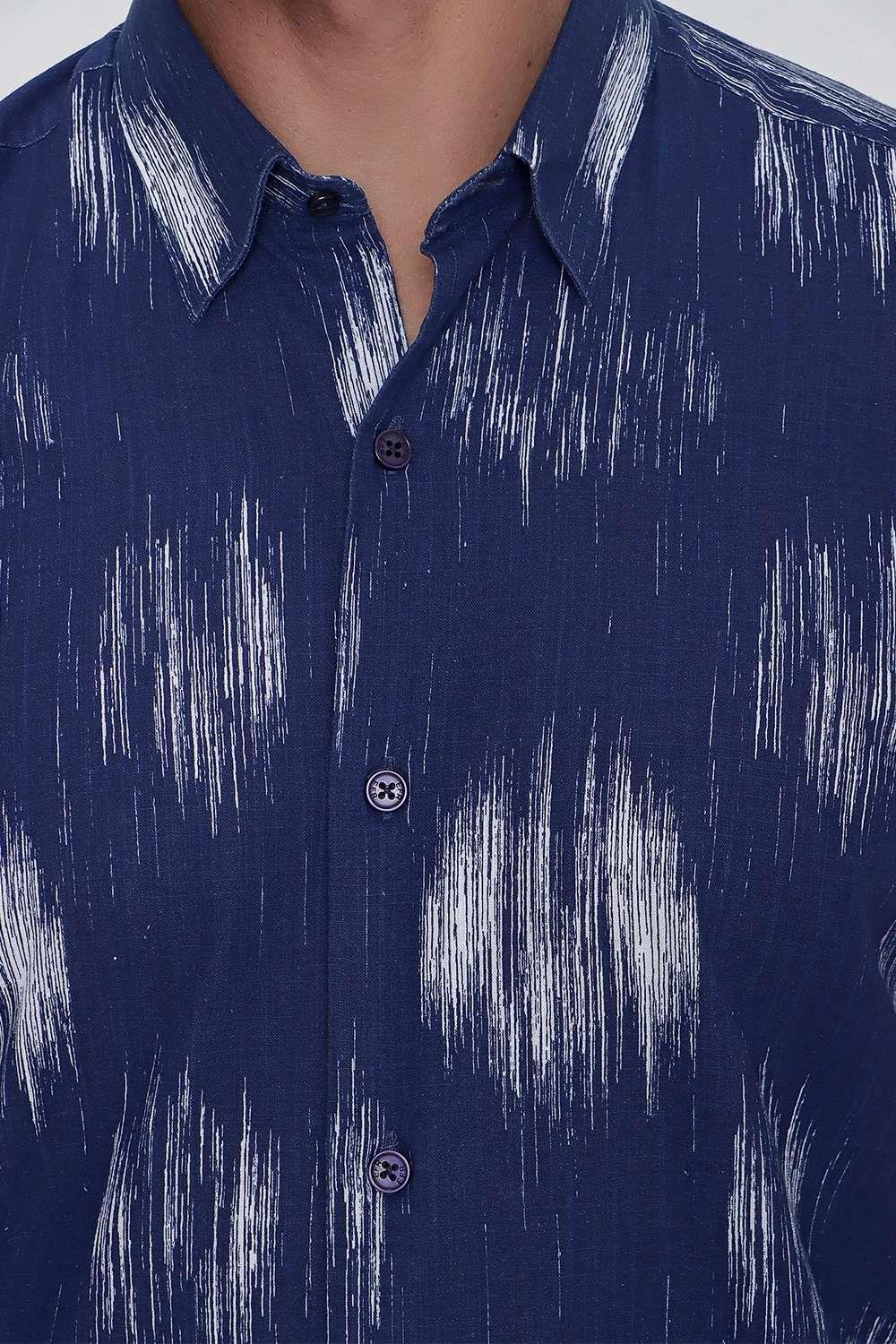 G 1515 Slim Fit Lacivert Spor Gömlek