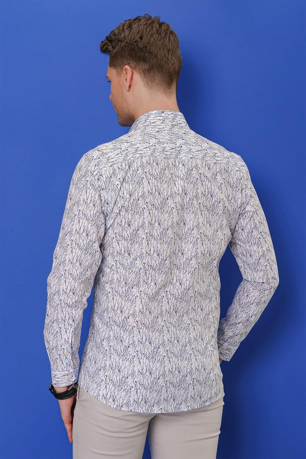 G 1540 Slim Fit Beyaz Klasik Gömlek